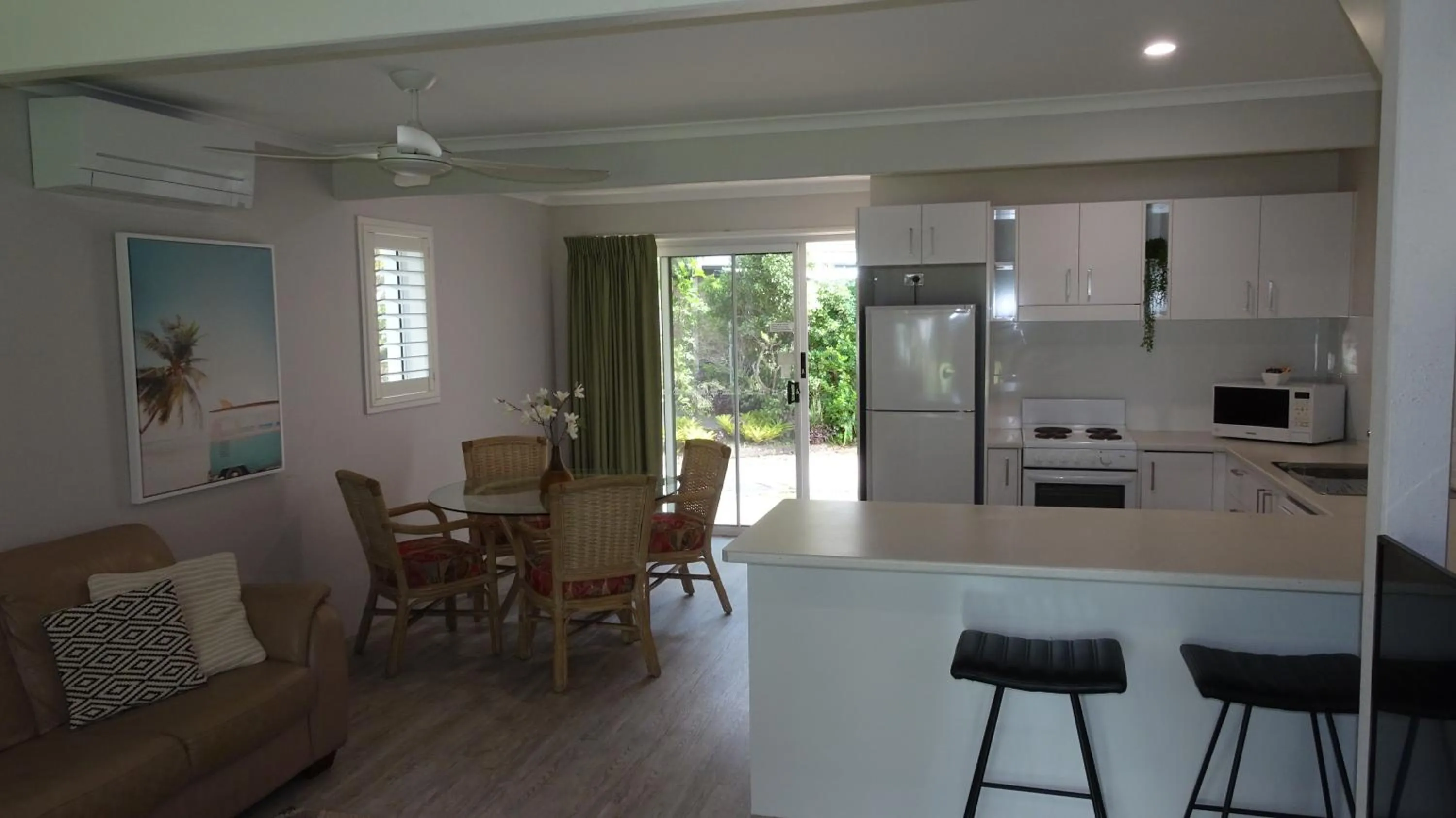 kitchen in Noosa Gardens Riverside Resort