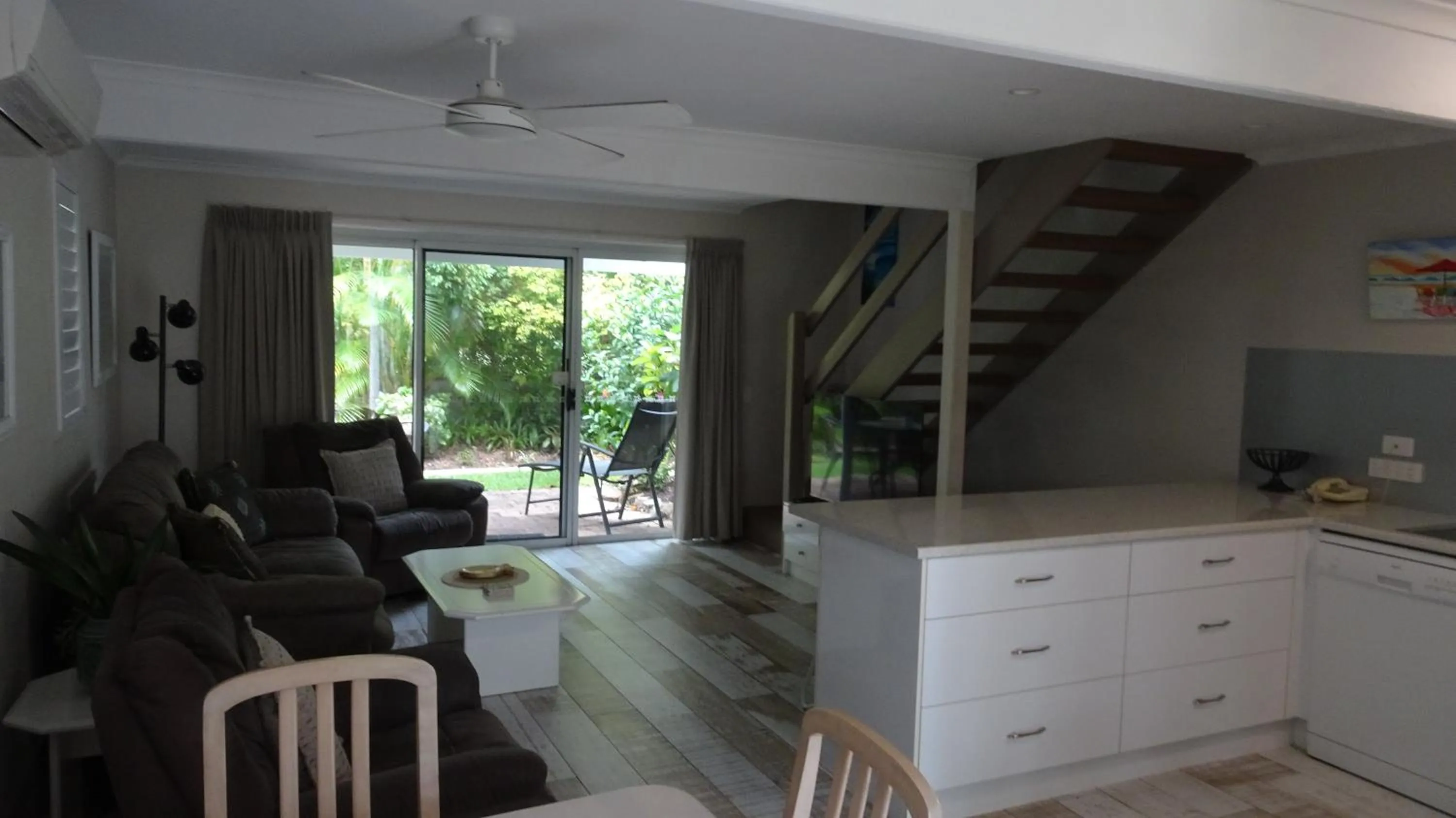 Living room in Noosa Gardens Riverside Resort