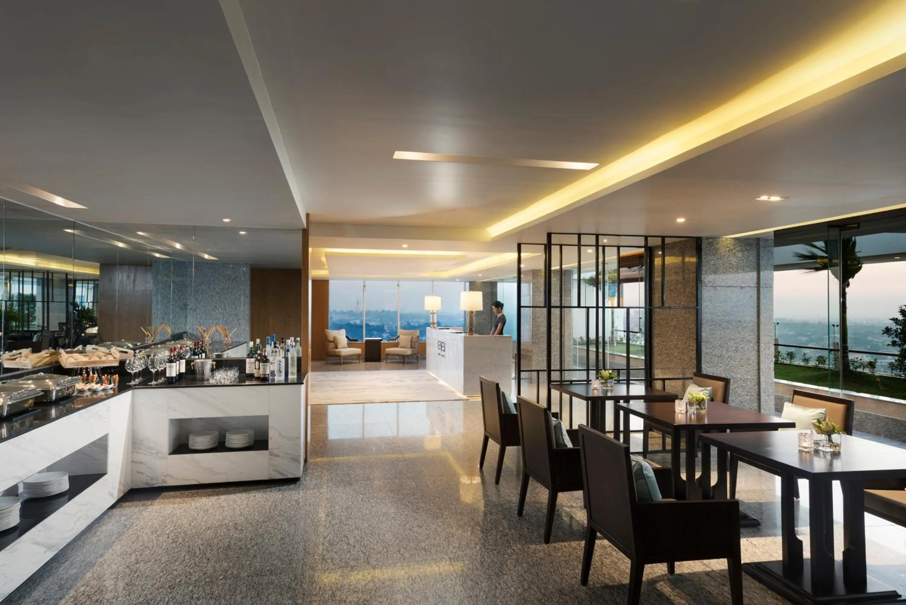 Lounge or bar in Melia Yangon