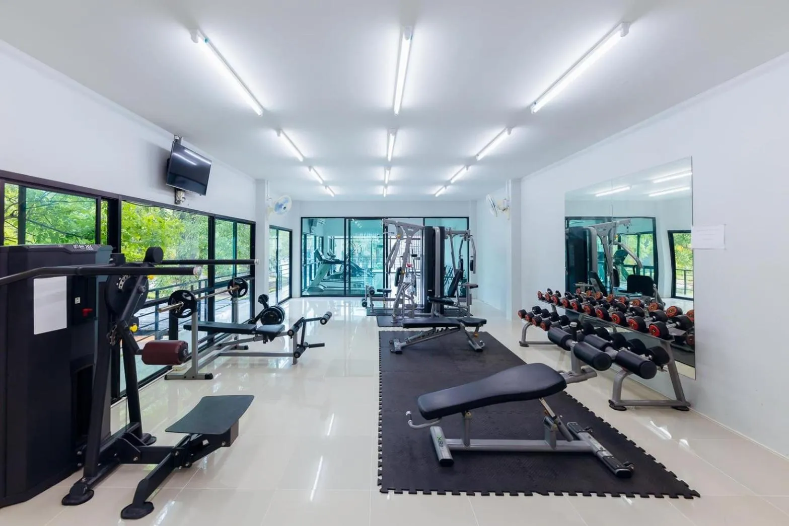 Fitness centre/facilities in The Room at Maesai