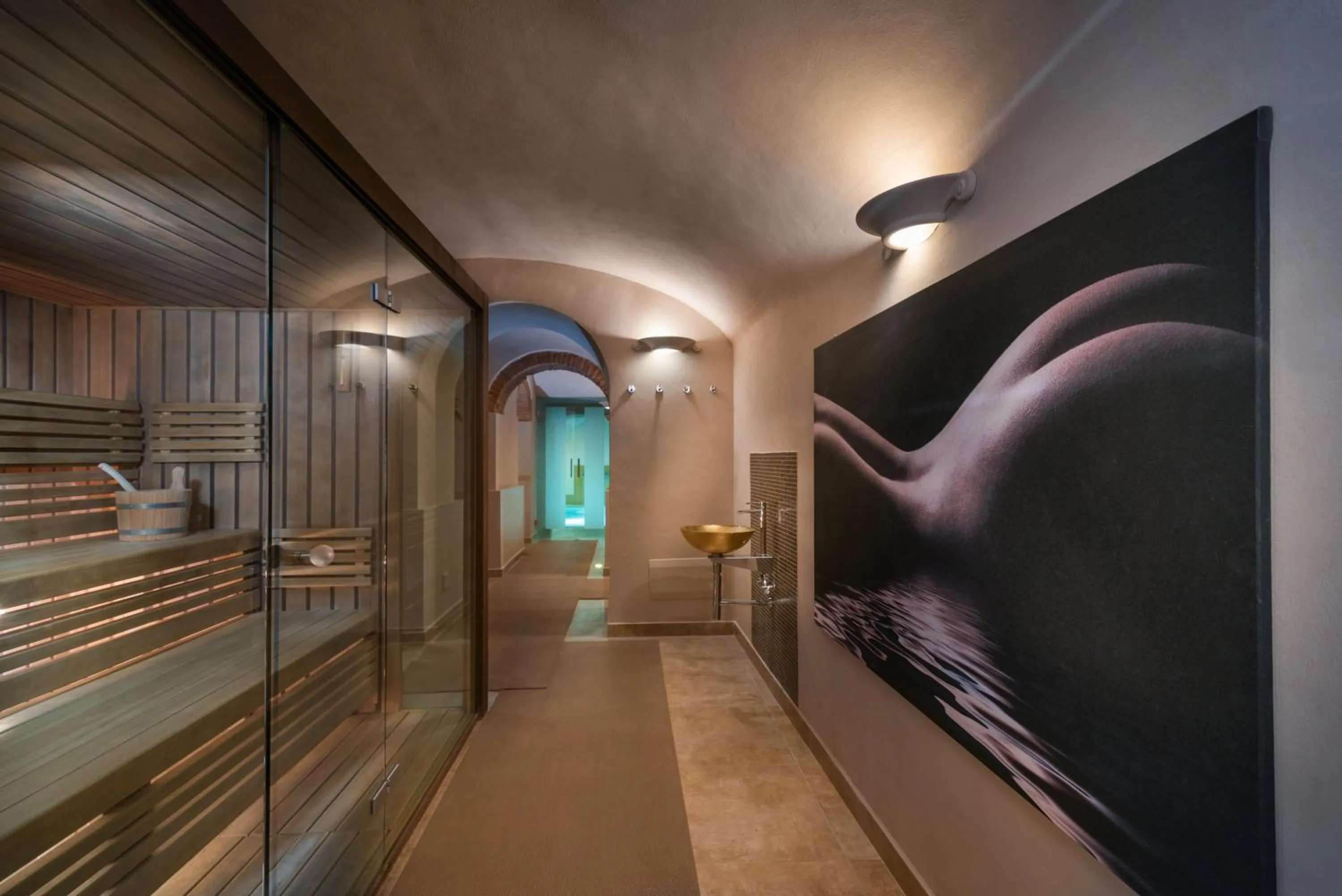 Sauna in Hotel Palazzo San Lorenzo & Spa