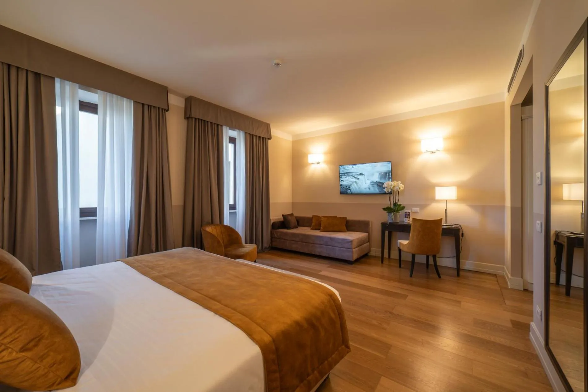 Bedroom, Bed in Hotel Palazzo San Lorenzo & Spa