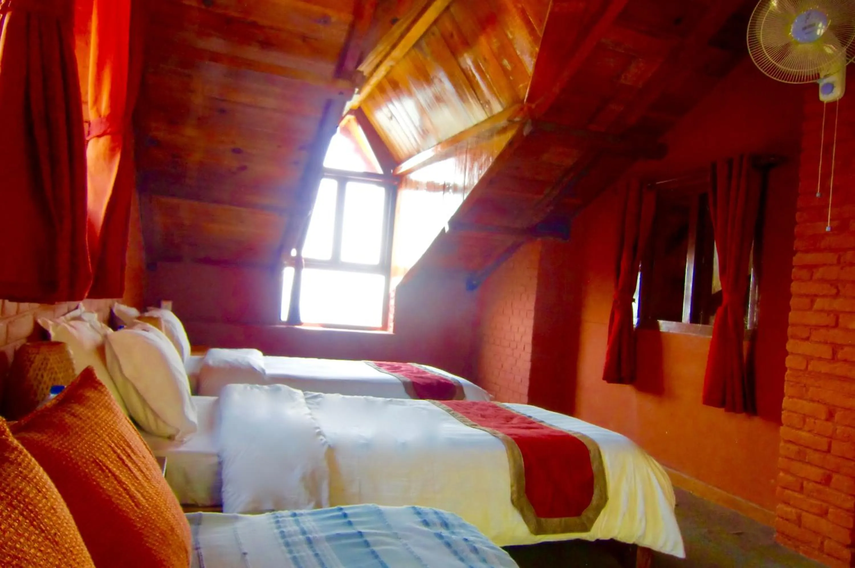 Photo of the whole room, Bed in Shivapuri Heights Cottage