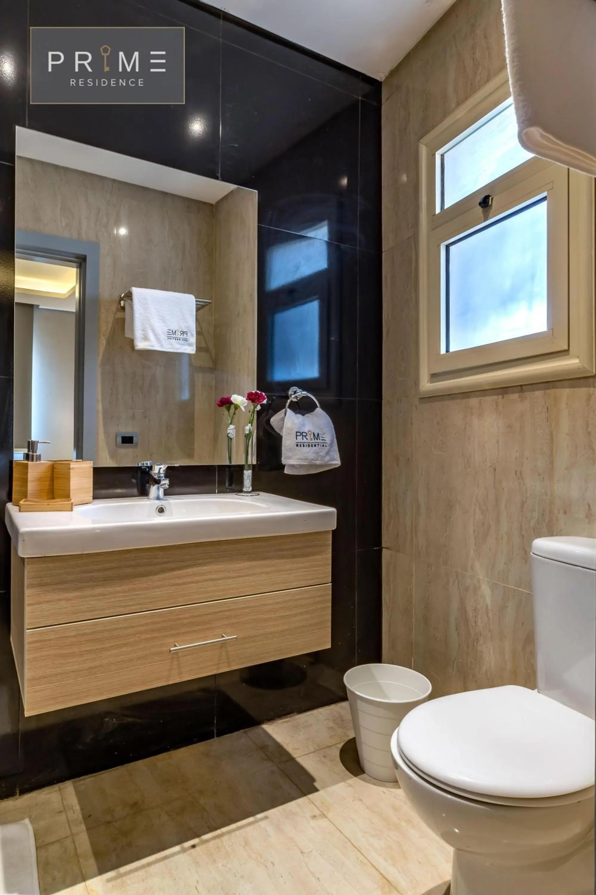 Bathroom in Prime Residence New Cairo