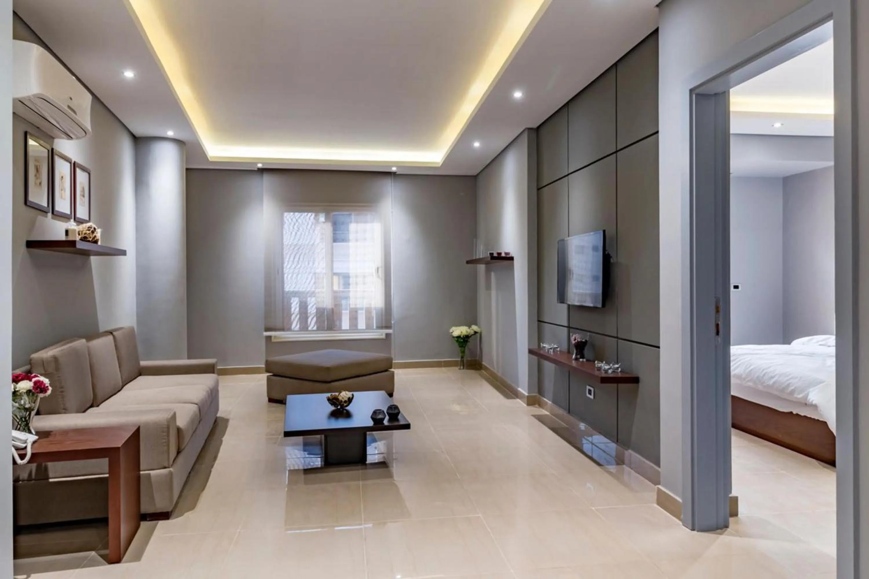 Photo of the whole room, Bed in Prime Residence New Cairo