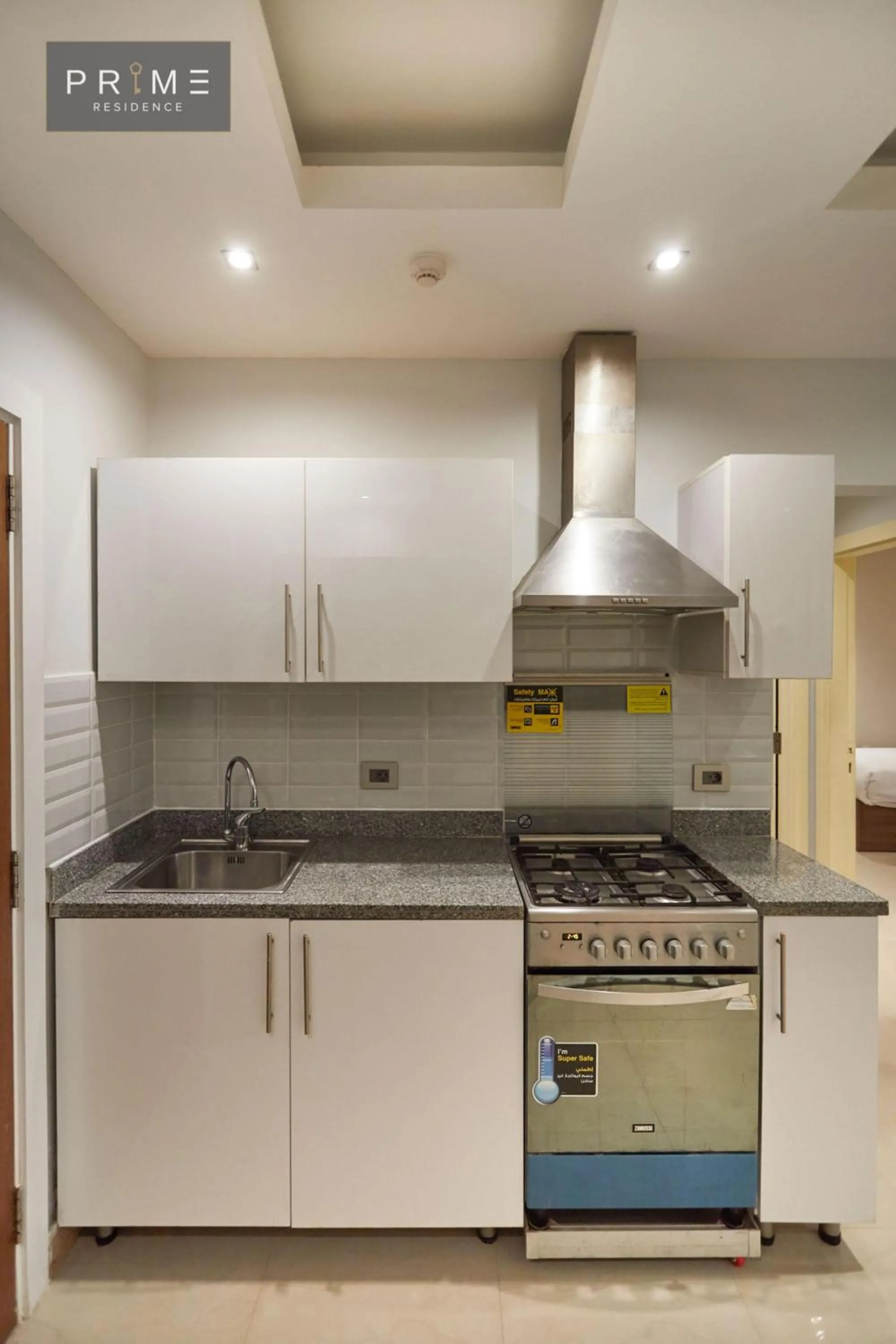 Kitchen or kitchenette in Prime Residence New Cairo