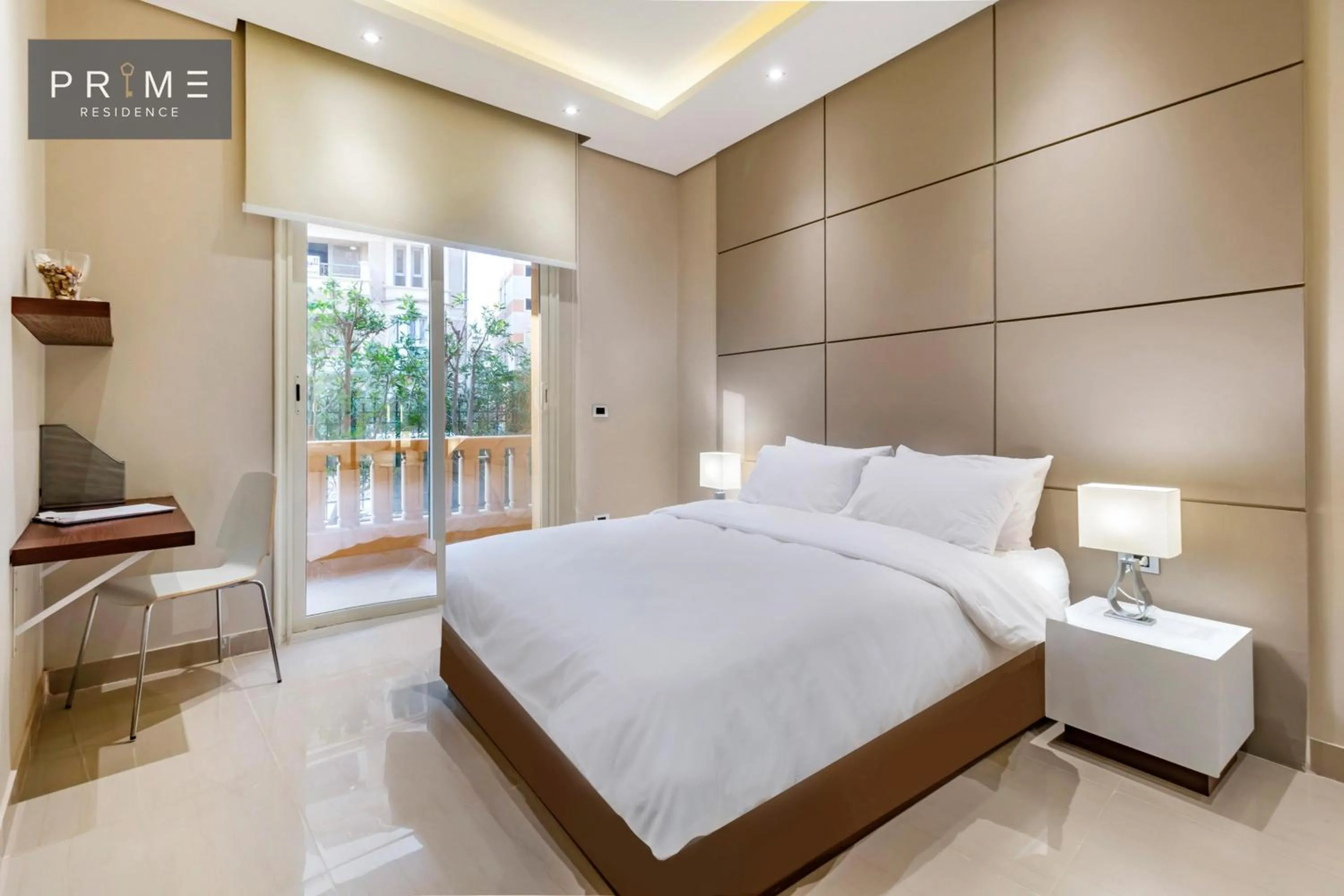 Photo of the whole room, Bed in Prime Residence New Cairo