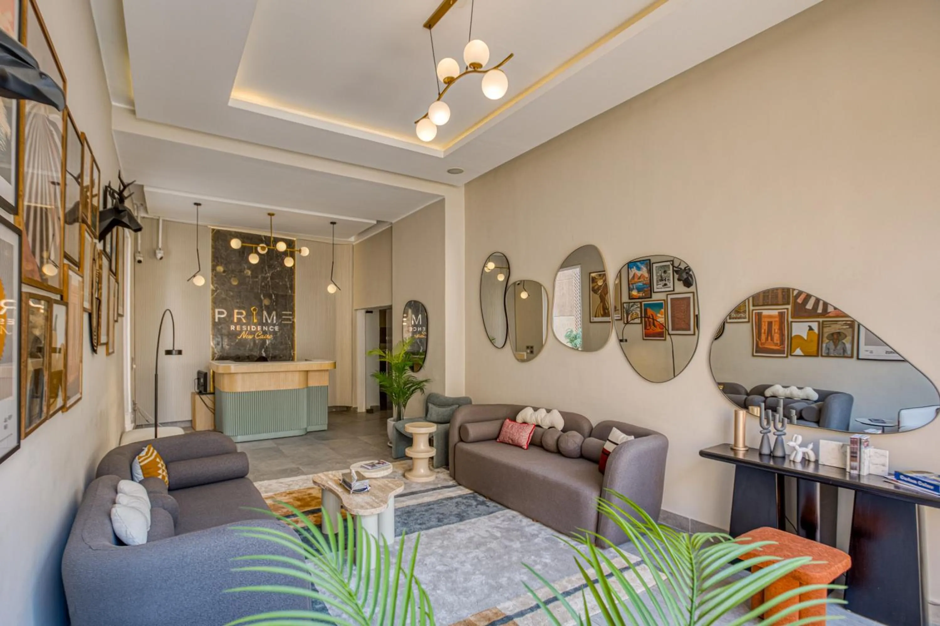 Lobby or reception in Prime Residence New Cairo