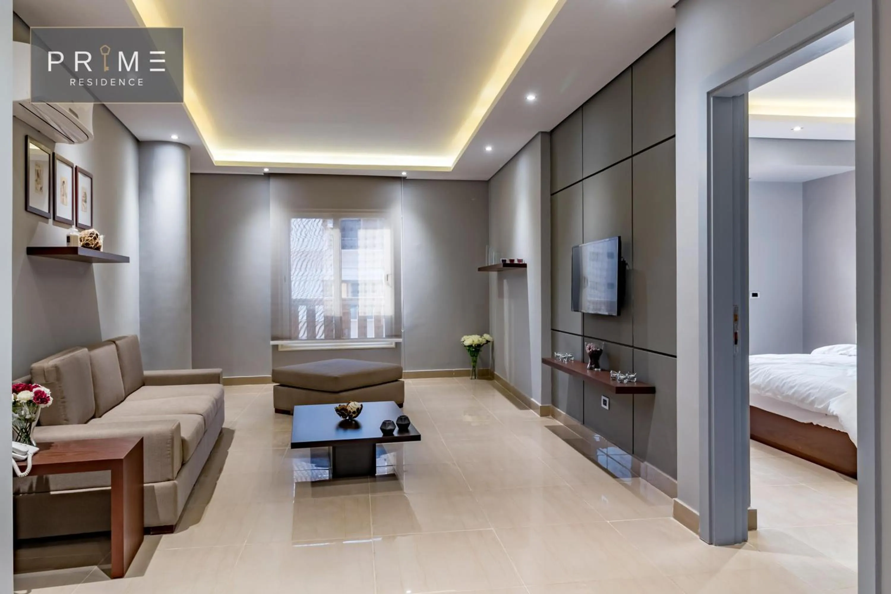 Photo of the whole room, Bed in Prime Residence New Cairo