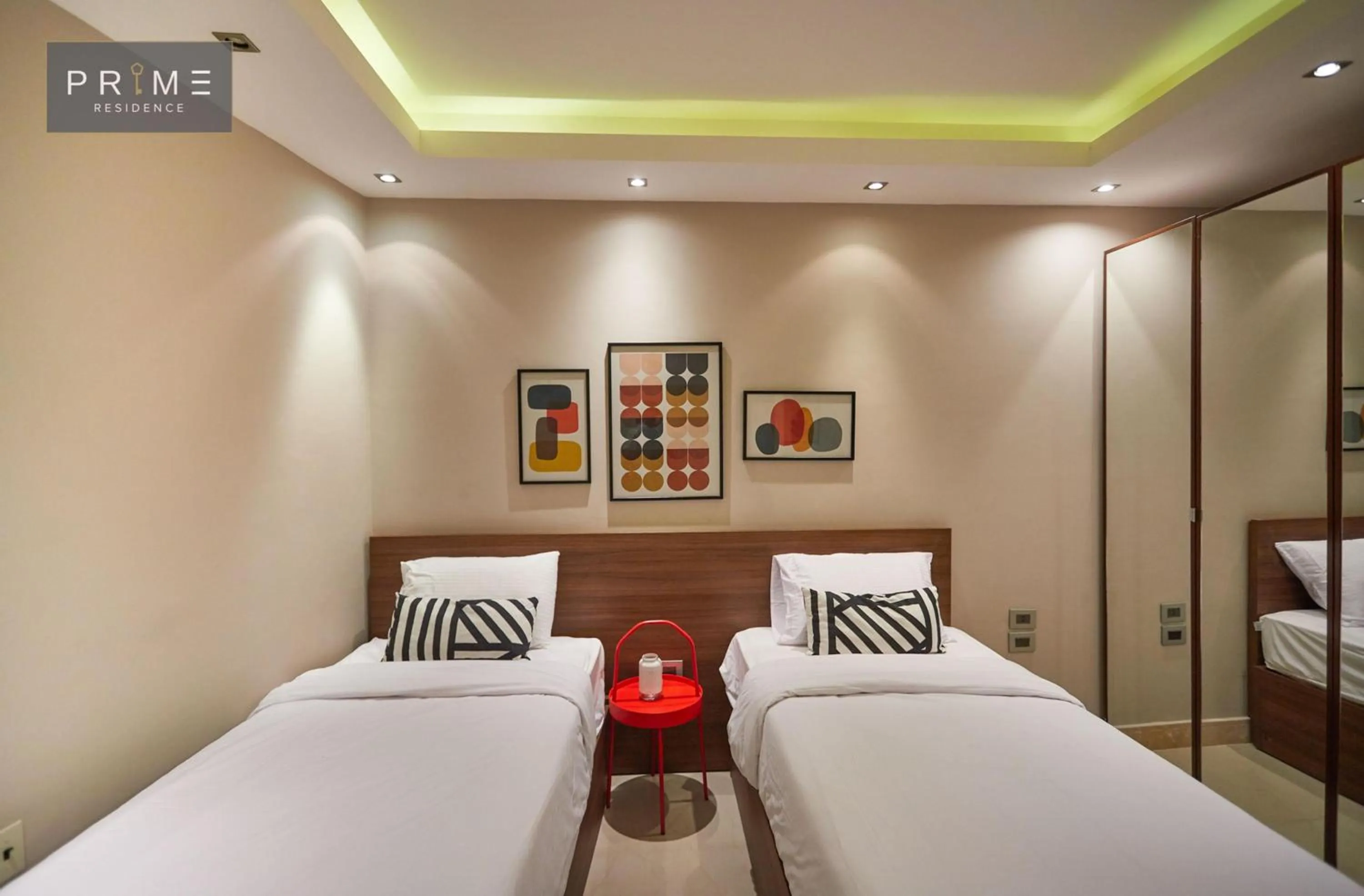 Photo of the whole room, Bed in Prime Residence New Cairo