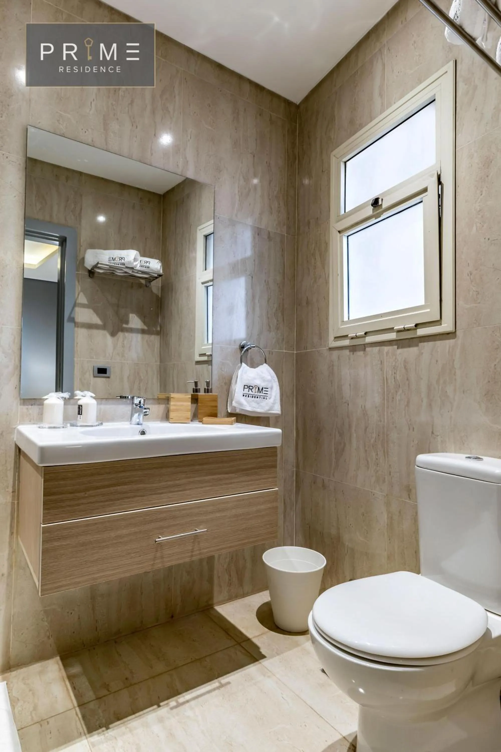 Bathroom in Prime Residence New Cairo