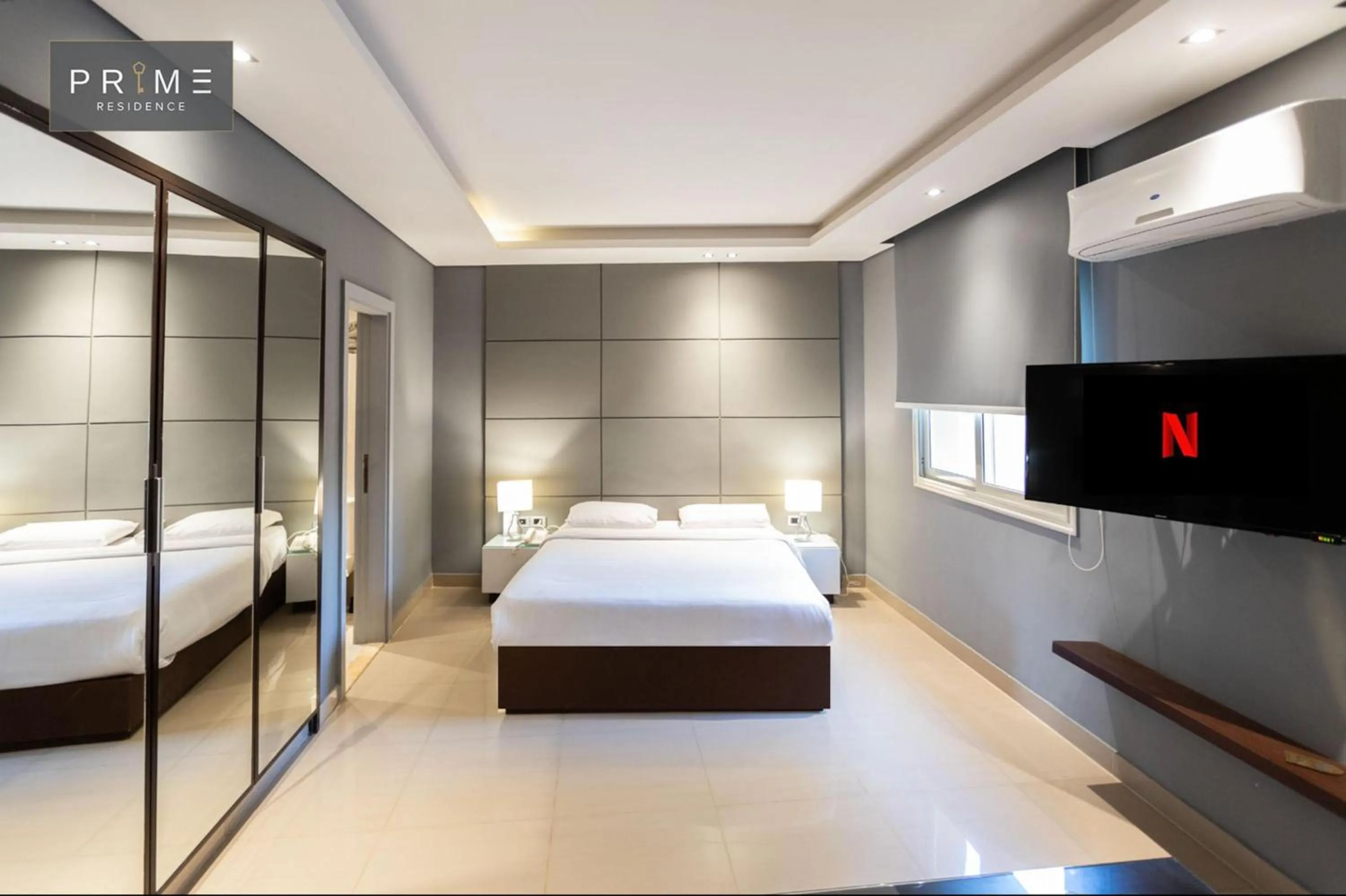 Photo of the whole room, Bed in Prime Residence New Cairo