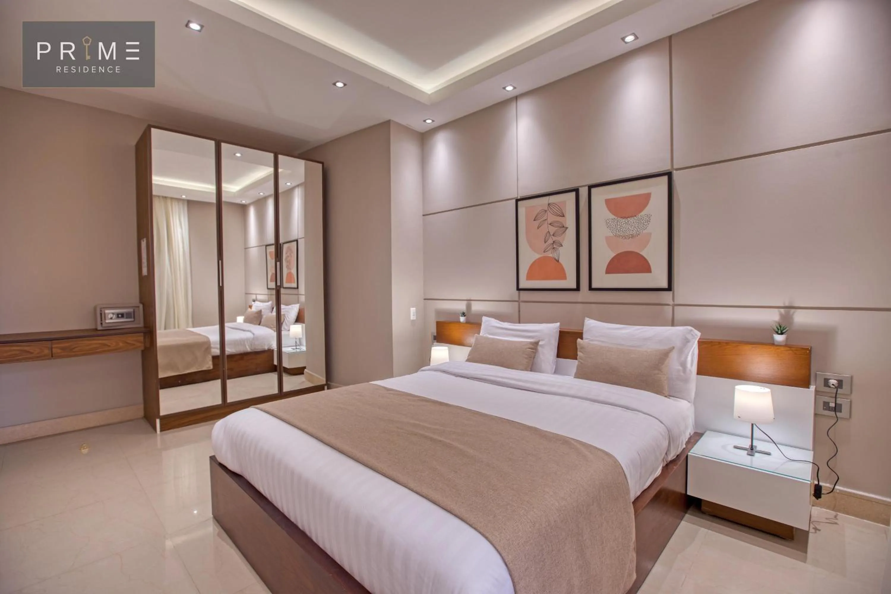Photo of the whole room, Bed in Prime Residence New Cairo