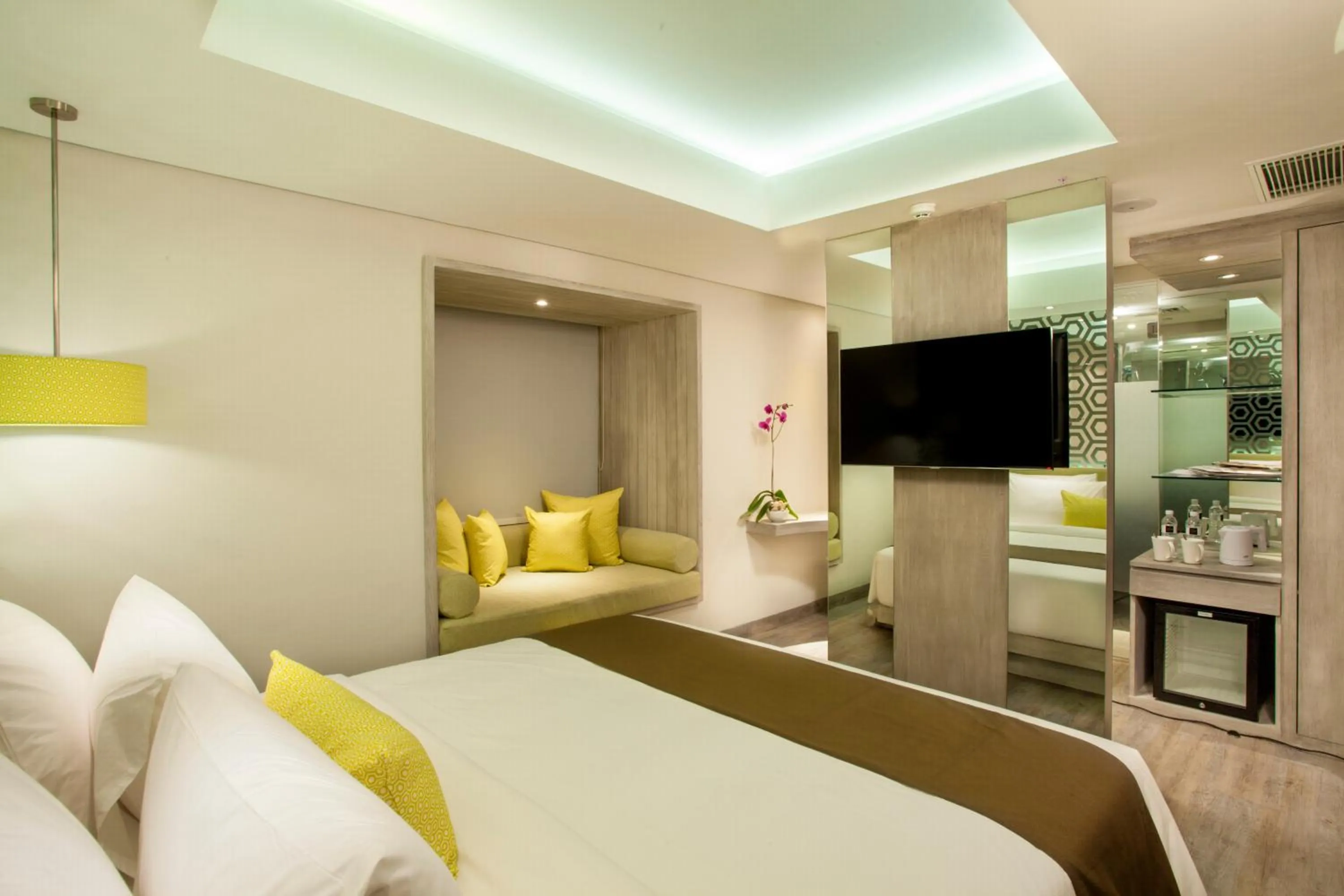 Bedroom, Bed in Hotel Daun Bali Seminyak