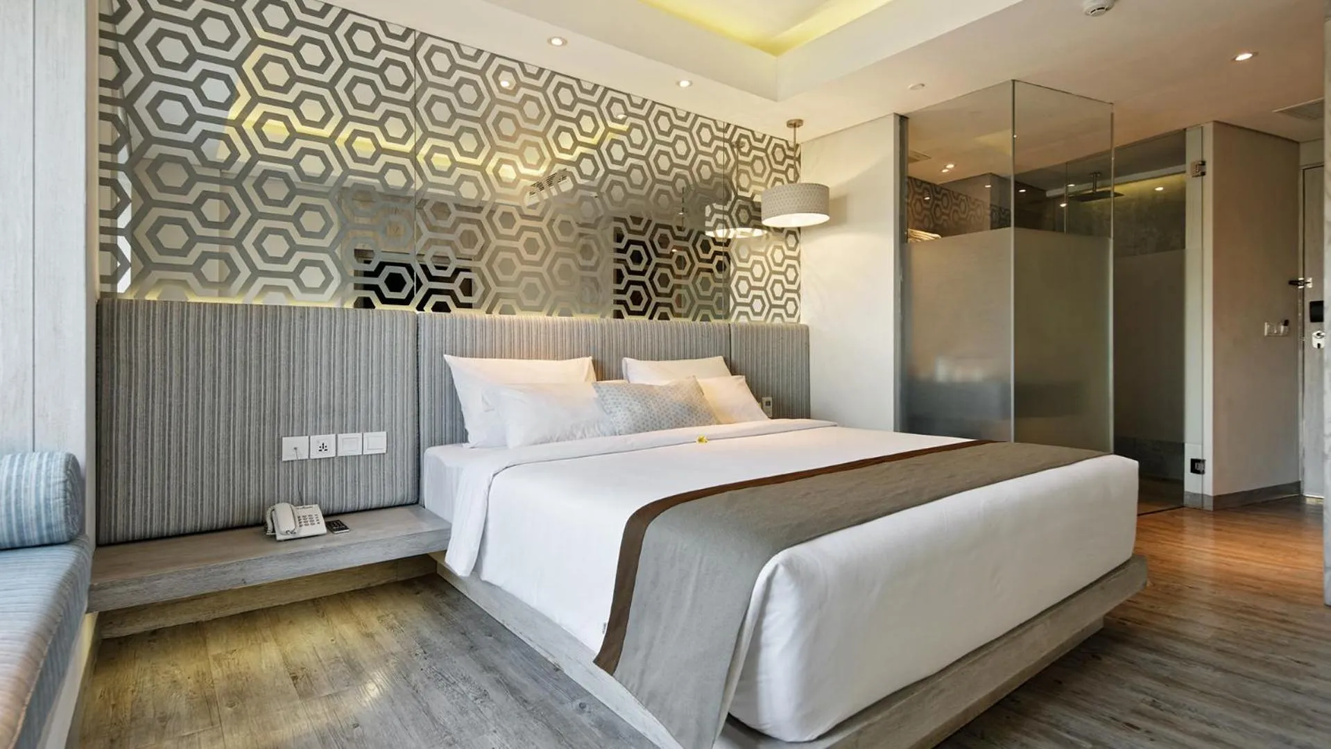 Bedroom, Bed in Hotel Daun Bali Seminyak