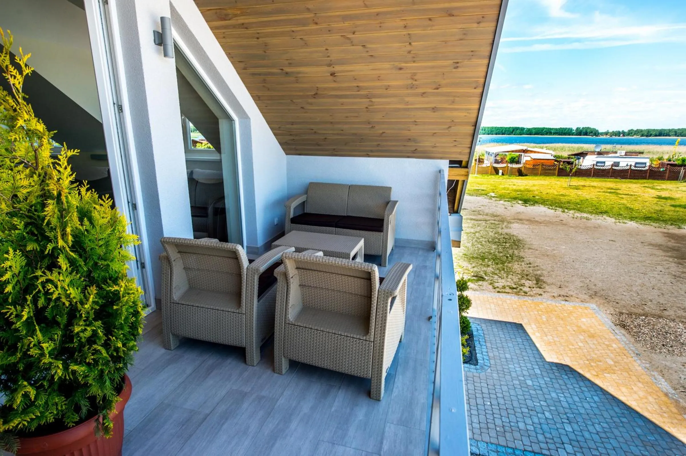 Balcony/Terrace in Aparthotel EuforiaPort