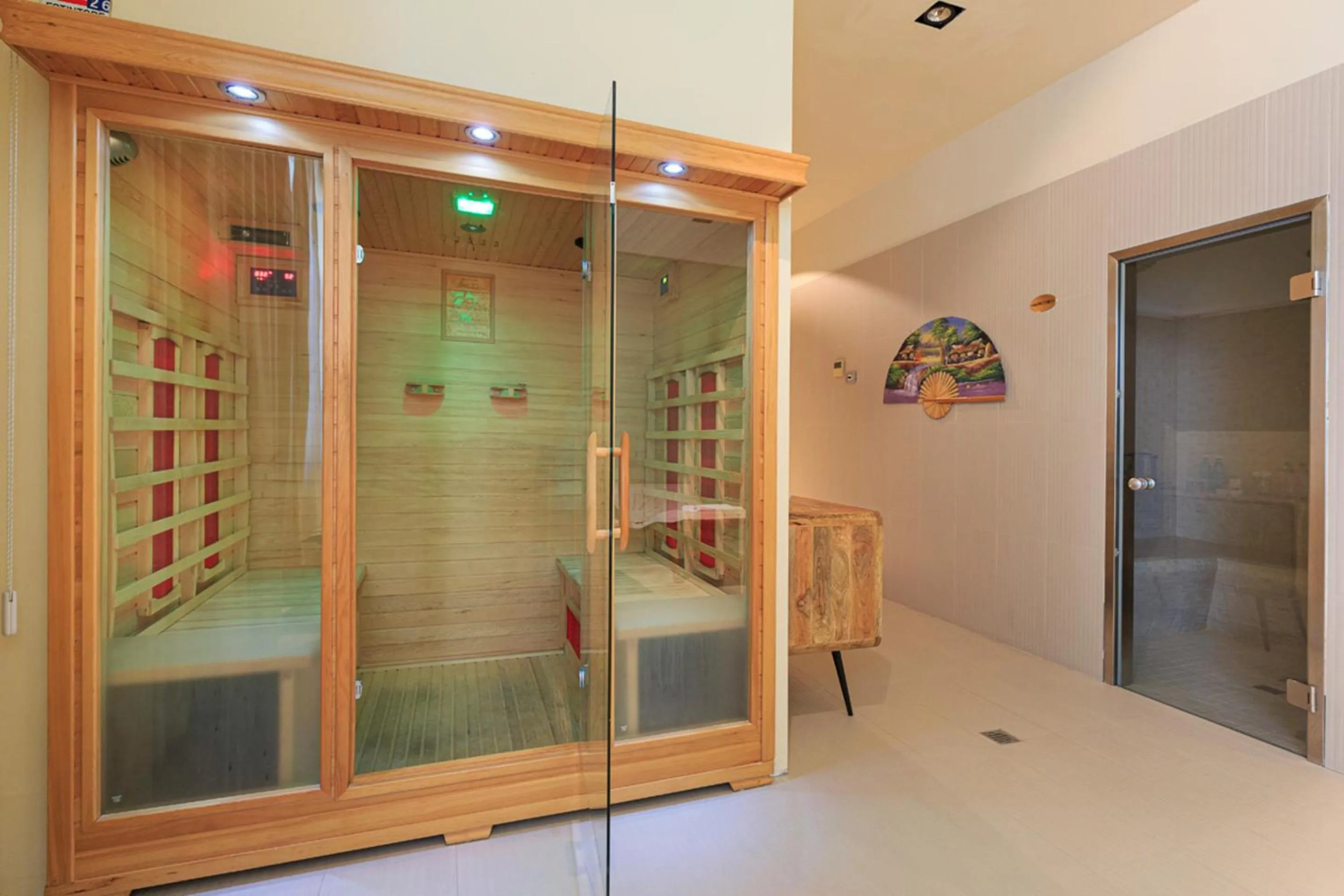 Sauna in Grand Hotel Mediterranee