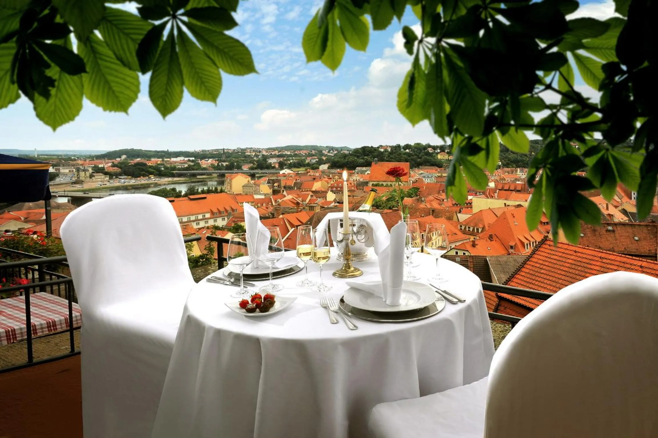 Restaurant/places to eat in Romantik Hotel Burgkeller Residenz Kerstinghaus