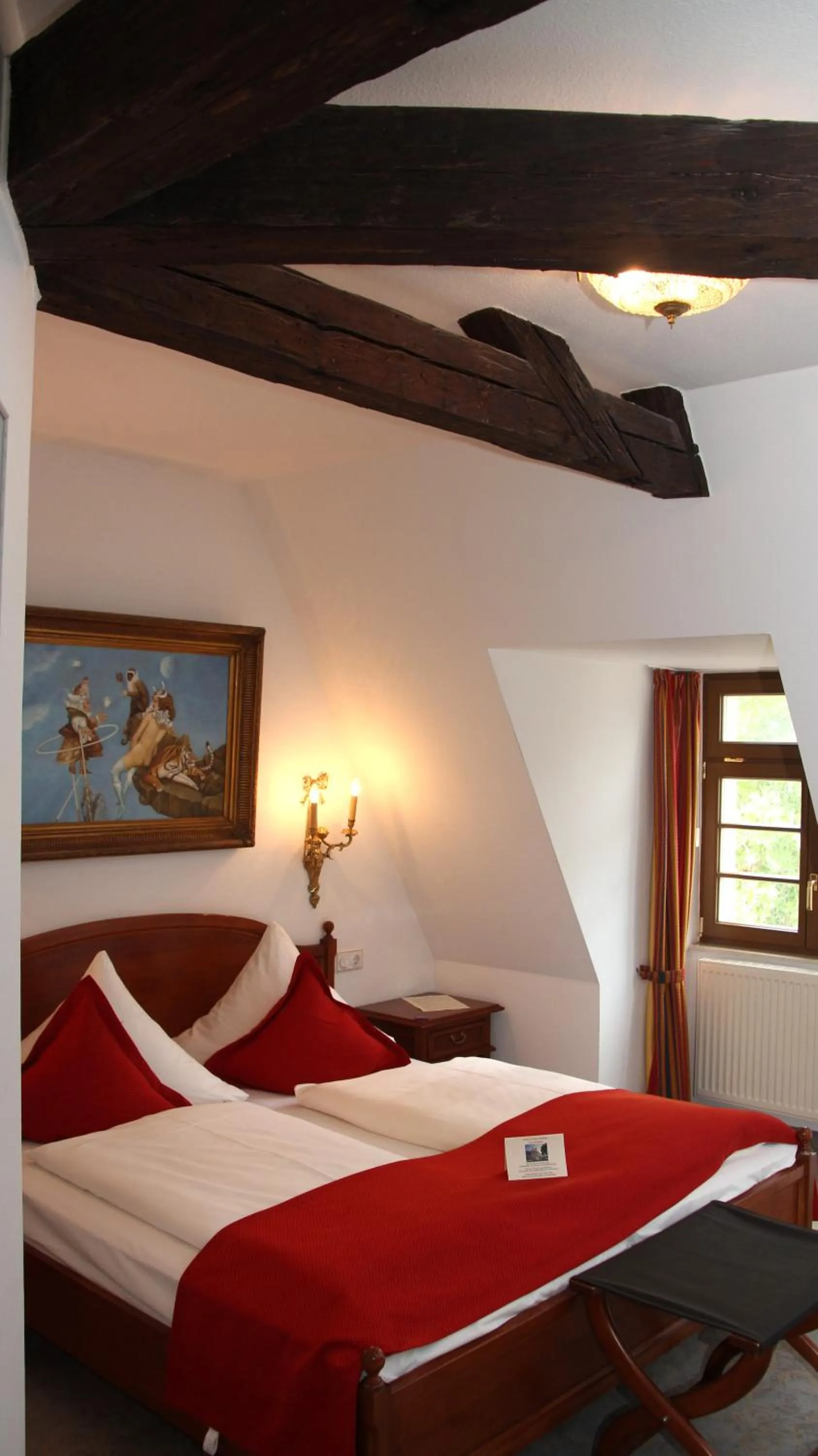 Bed in Romantik Hotel Burgkeller Residenz Kerstinghaus