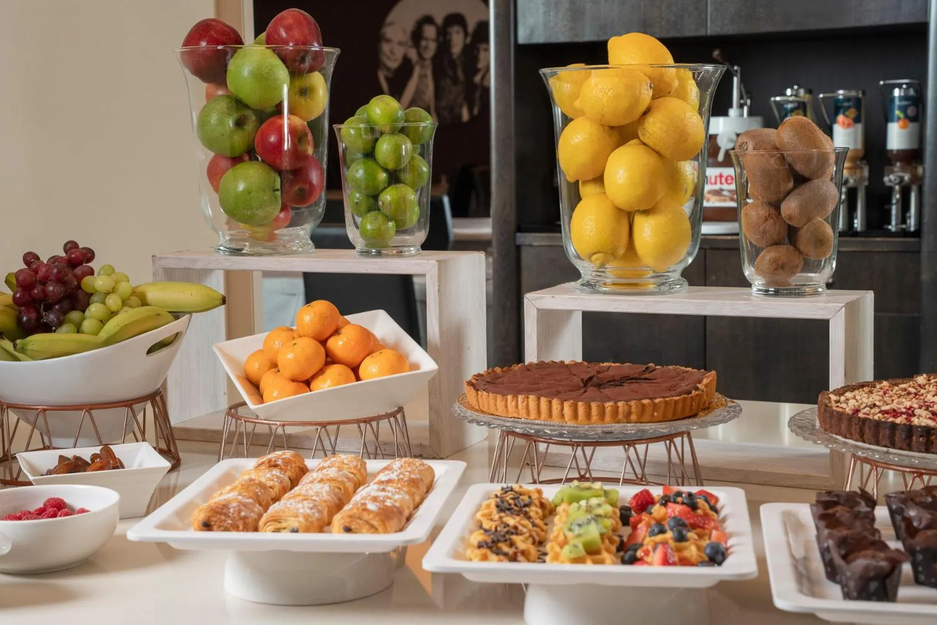 Buffet breakfast in Just Hotel Lomazzo Fiera