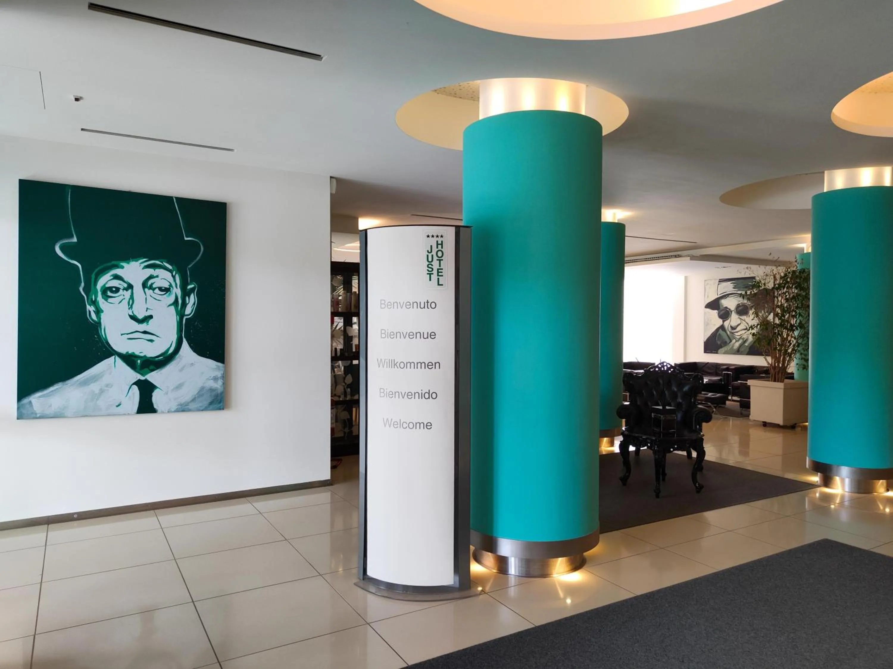 Lobby or reception in Just Hotel Lomazzo Fiera