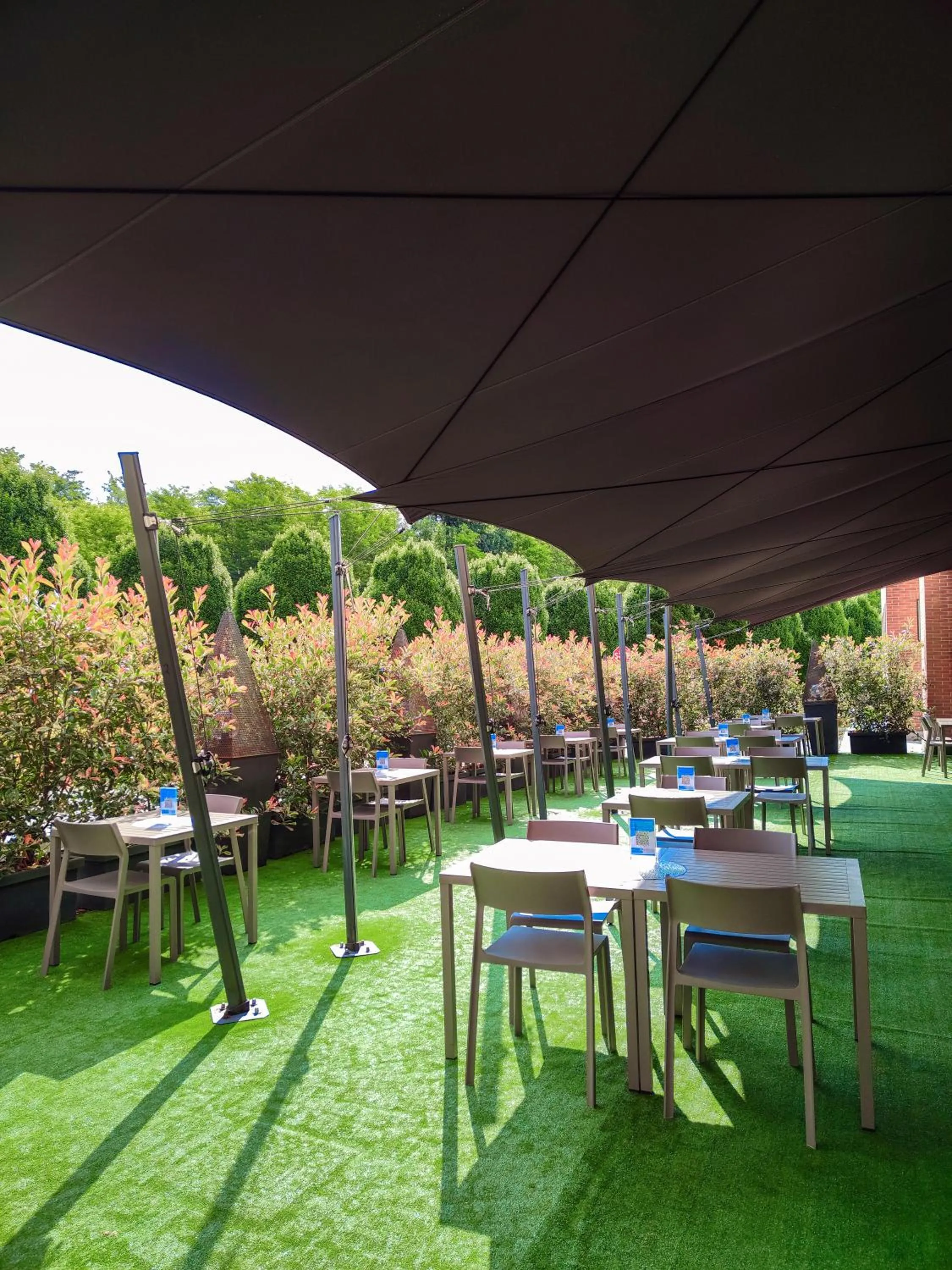 Garden view in Just Hotel Lomazzo Fiera