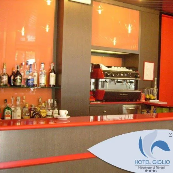 Communal lounge/ TV room in Hotel Giglio