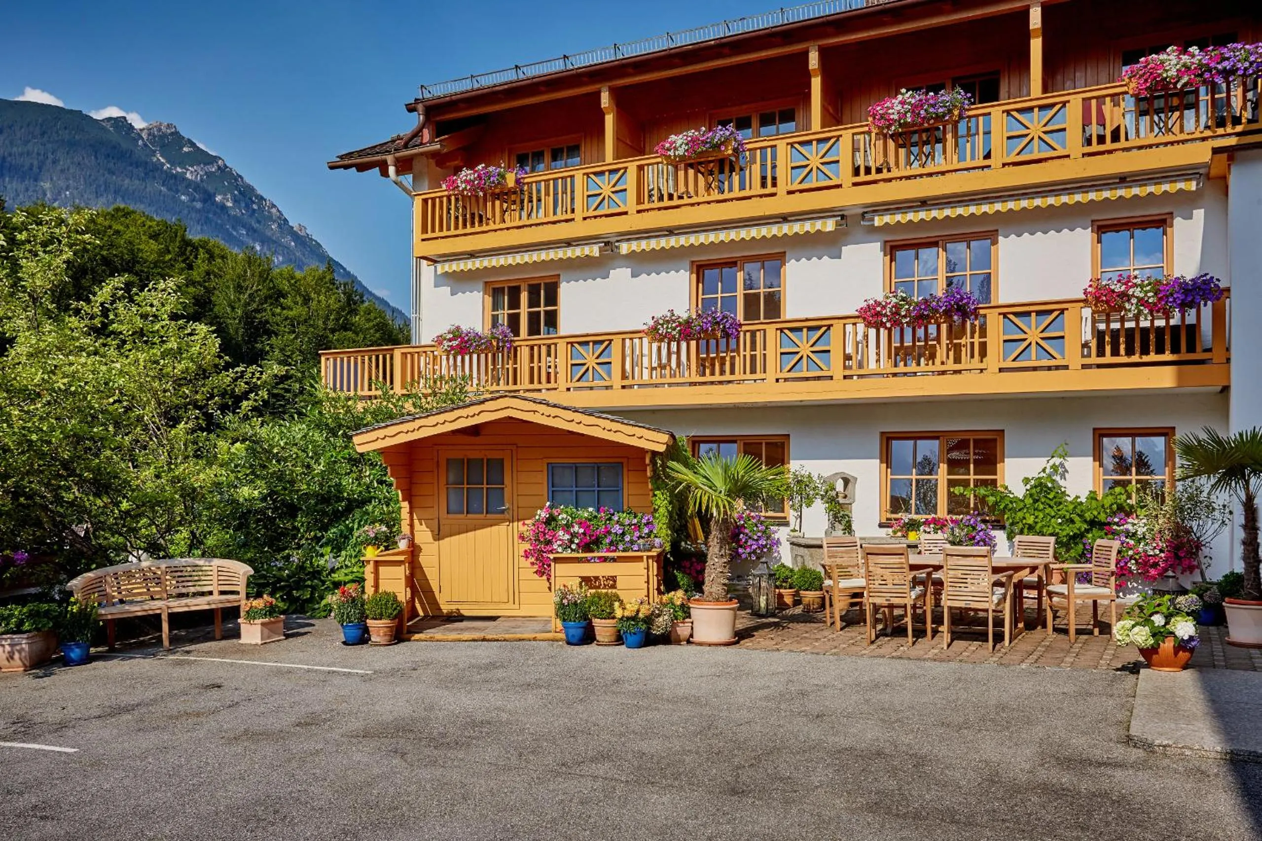 Property building in Romantik Alpenhotel Waxenstein