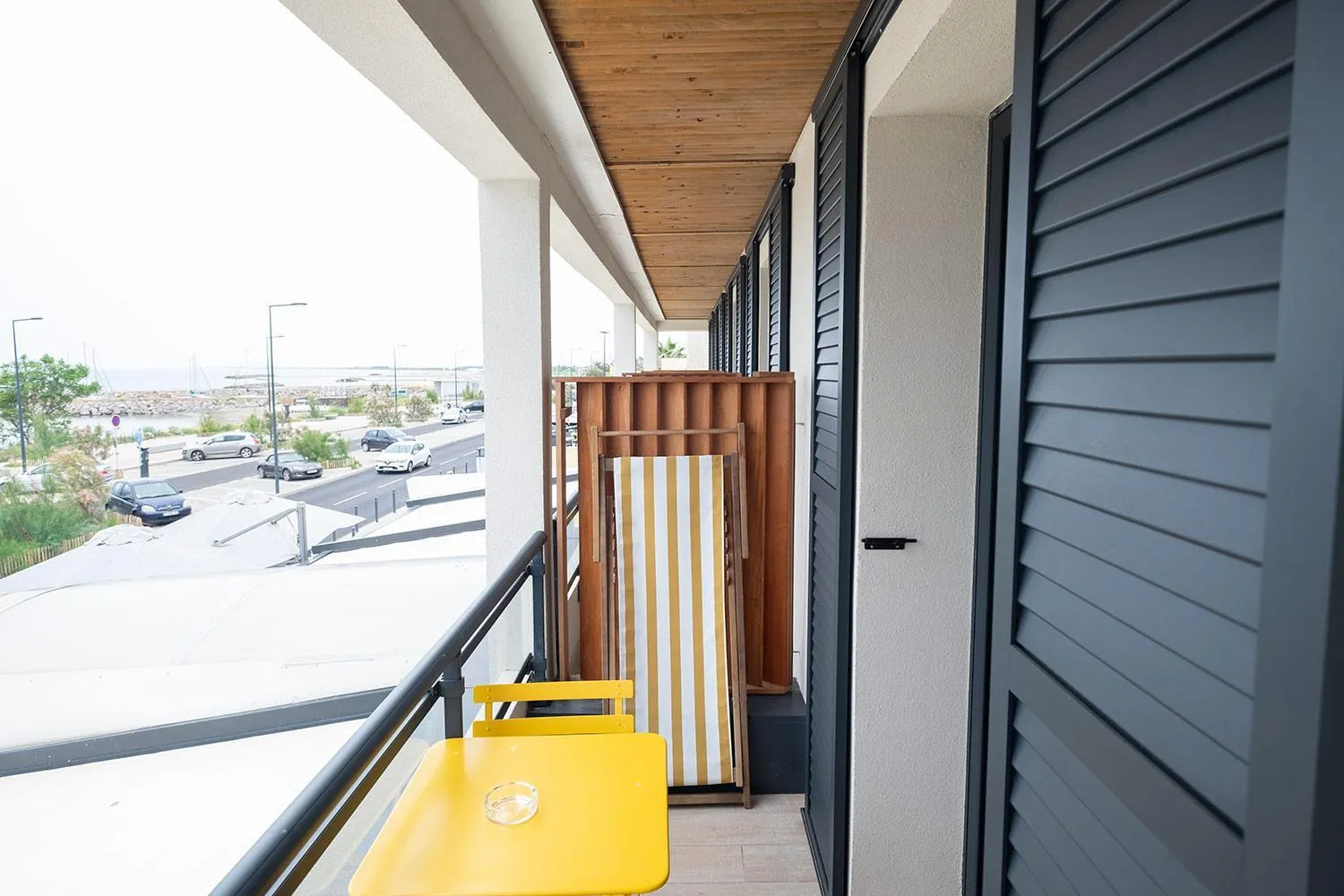 Balcony/Terrace in Hôtel de la Plage