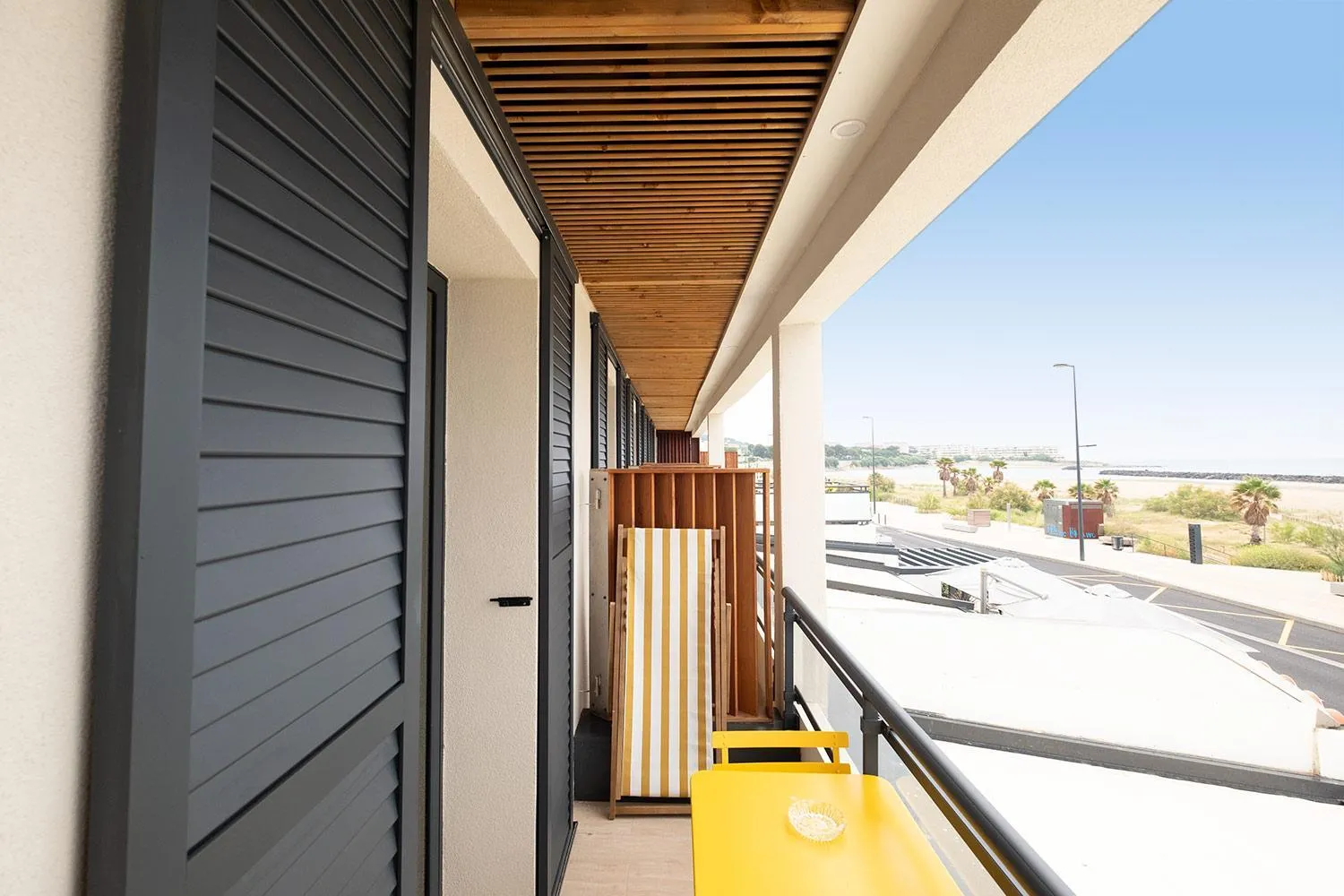 Balcony/Terrace in Hôtel de la Plage