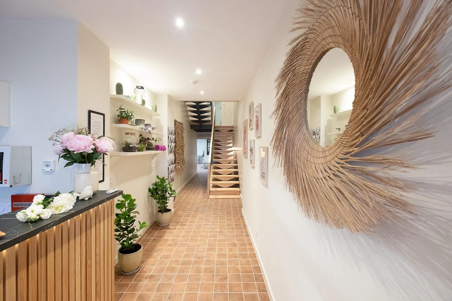 Lobby or reception in Hôtel de la Plage