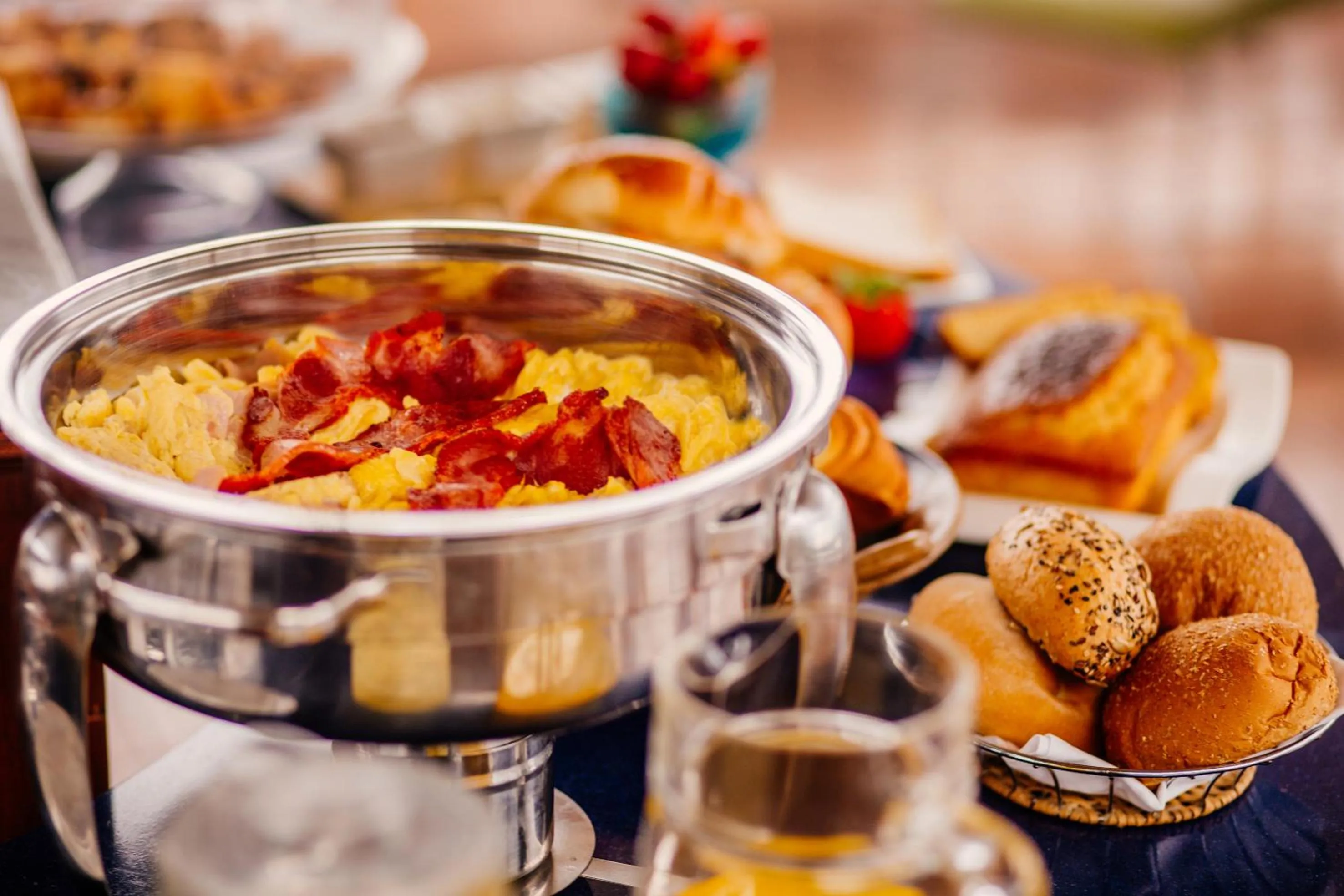 Buffet breakfast in Daniel's Apart Hotel