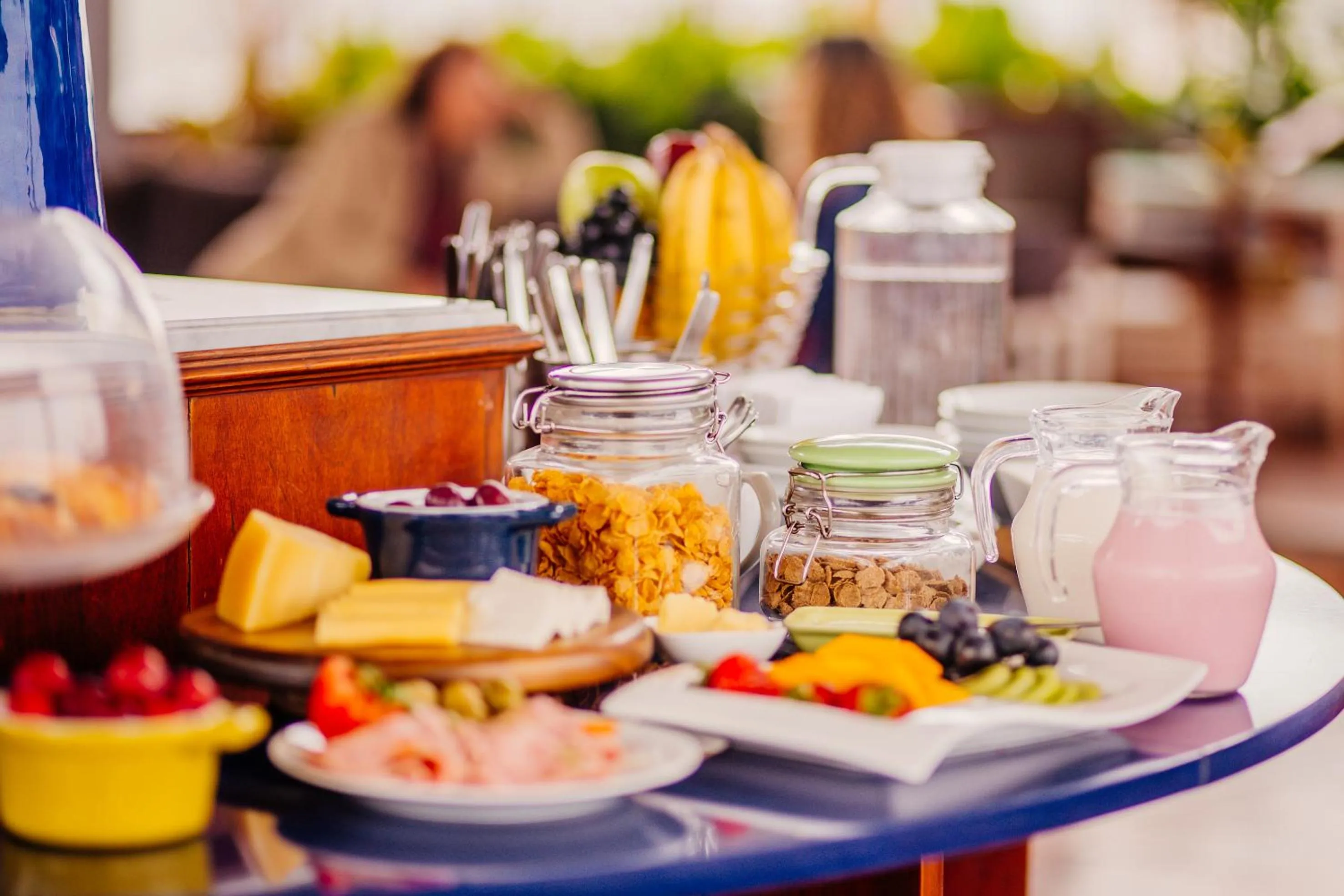 Buffet breakfast in Daniel's Apart Hotel