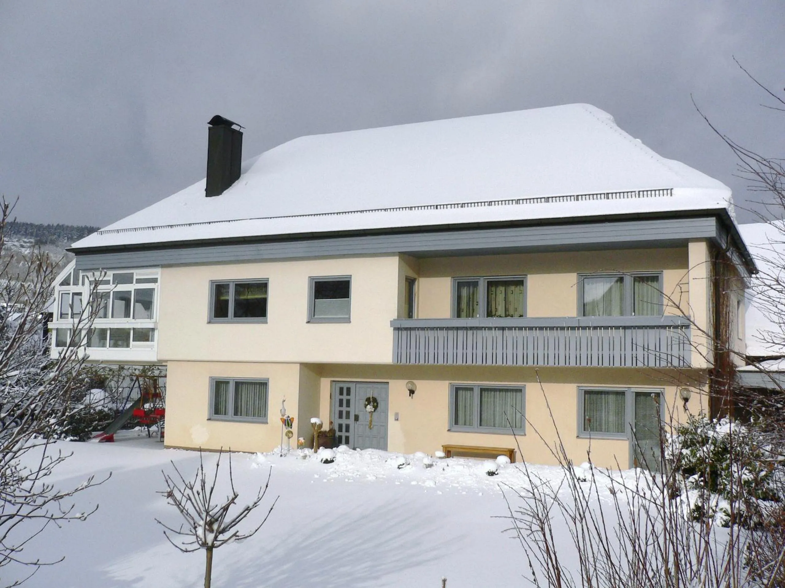 Winter in Ferienwohnung "an der Wiesent"