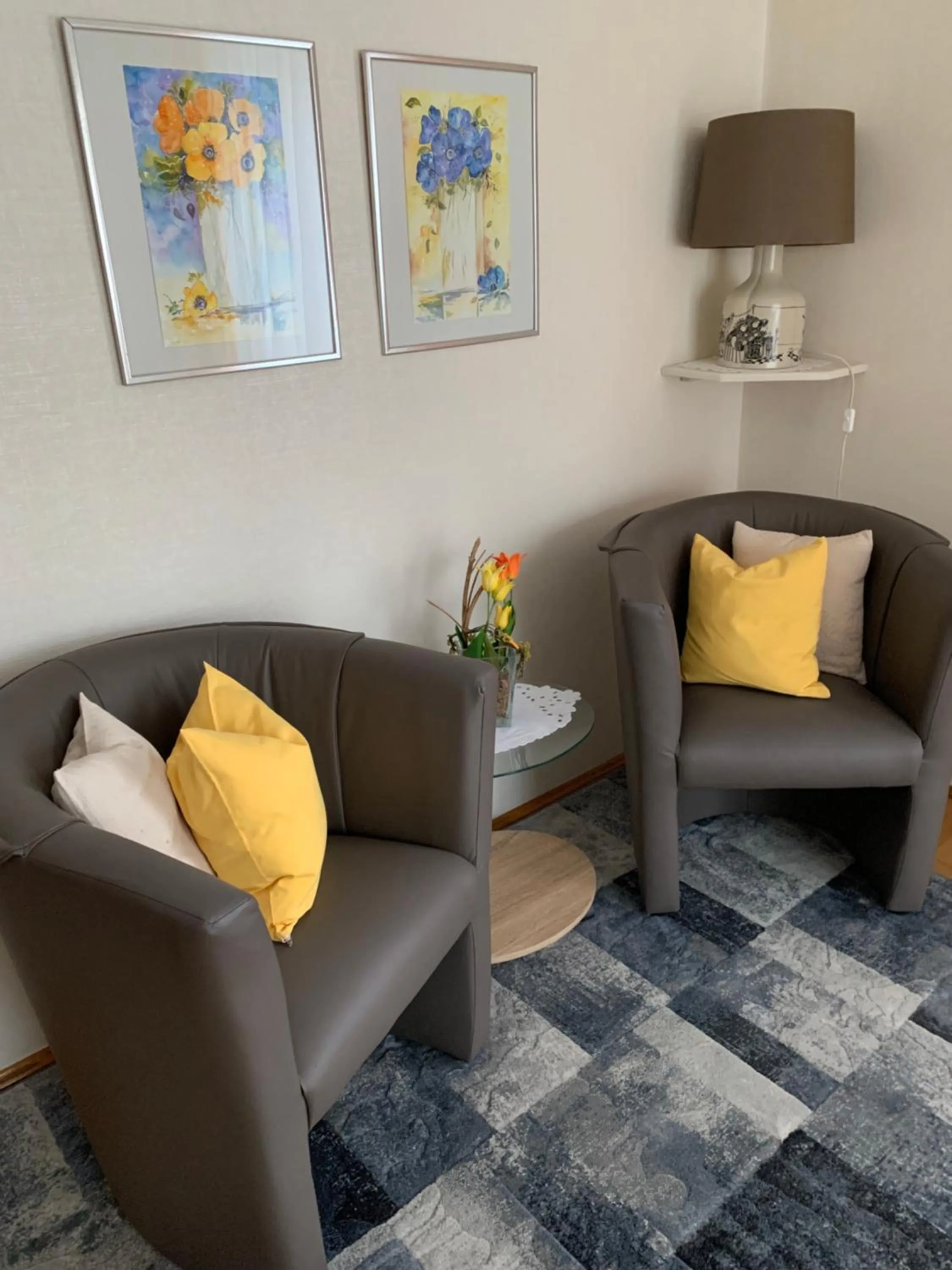 Seating area in Ferienwohnung "an der Wiesent"
