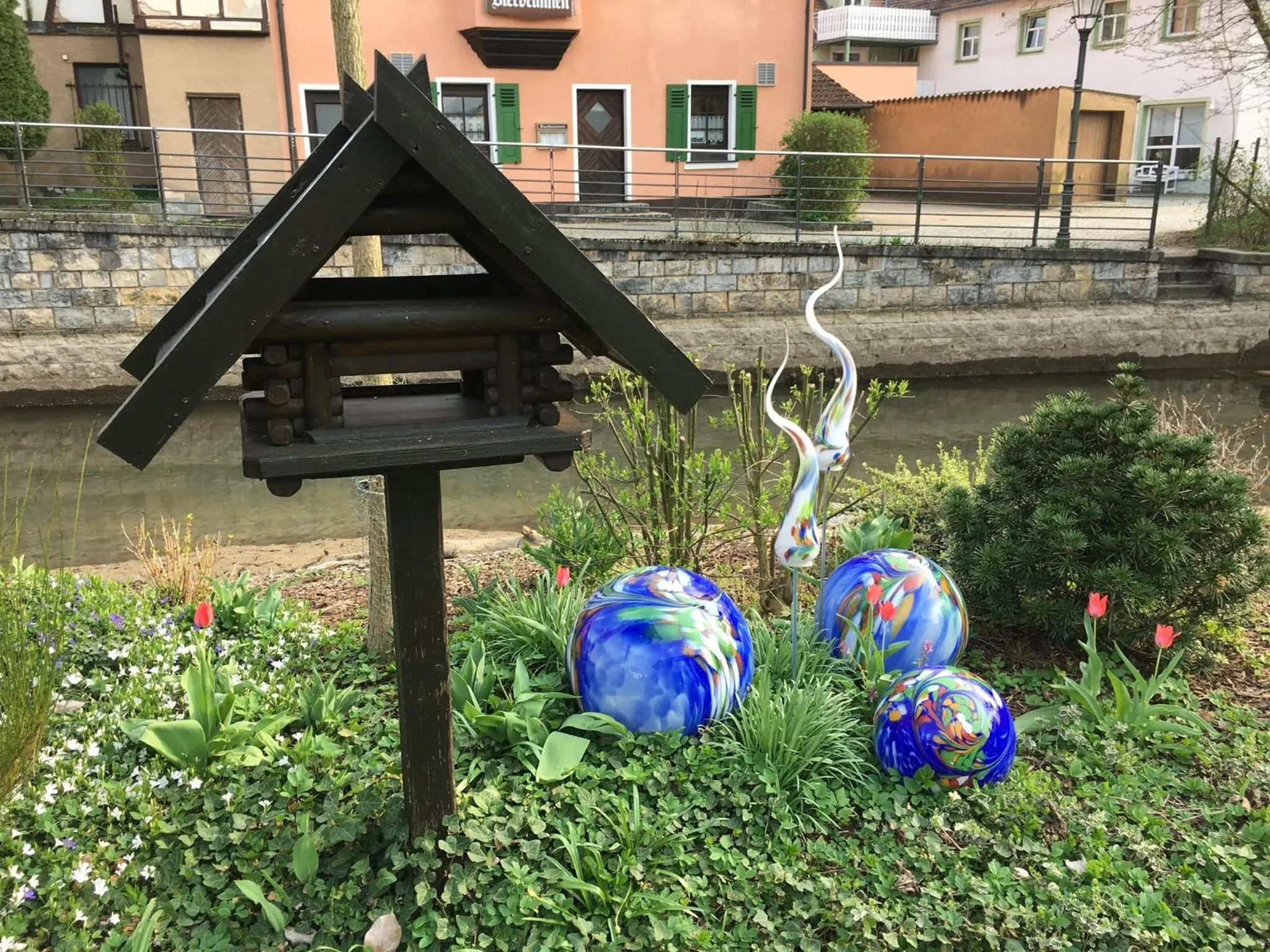 Garden in Ferienwohnung "an der Wiesent"