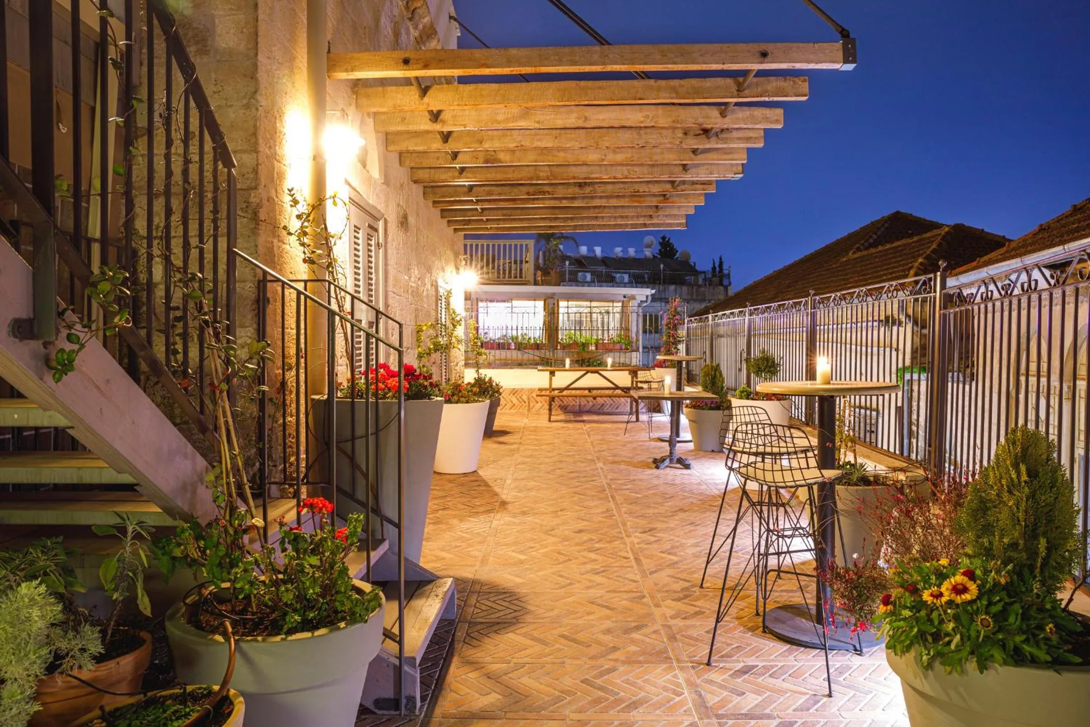 Patio in Michel House