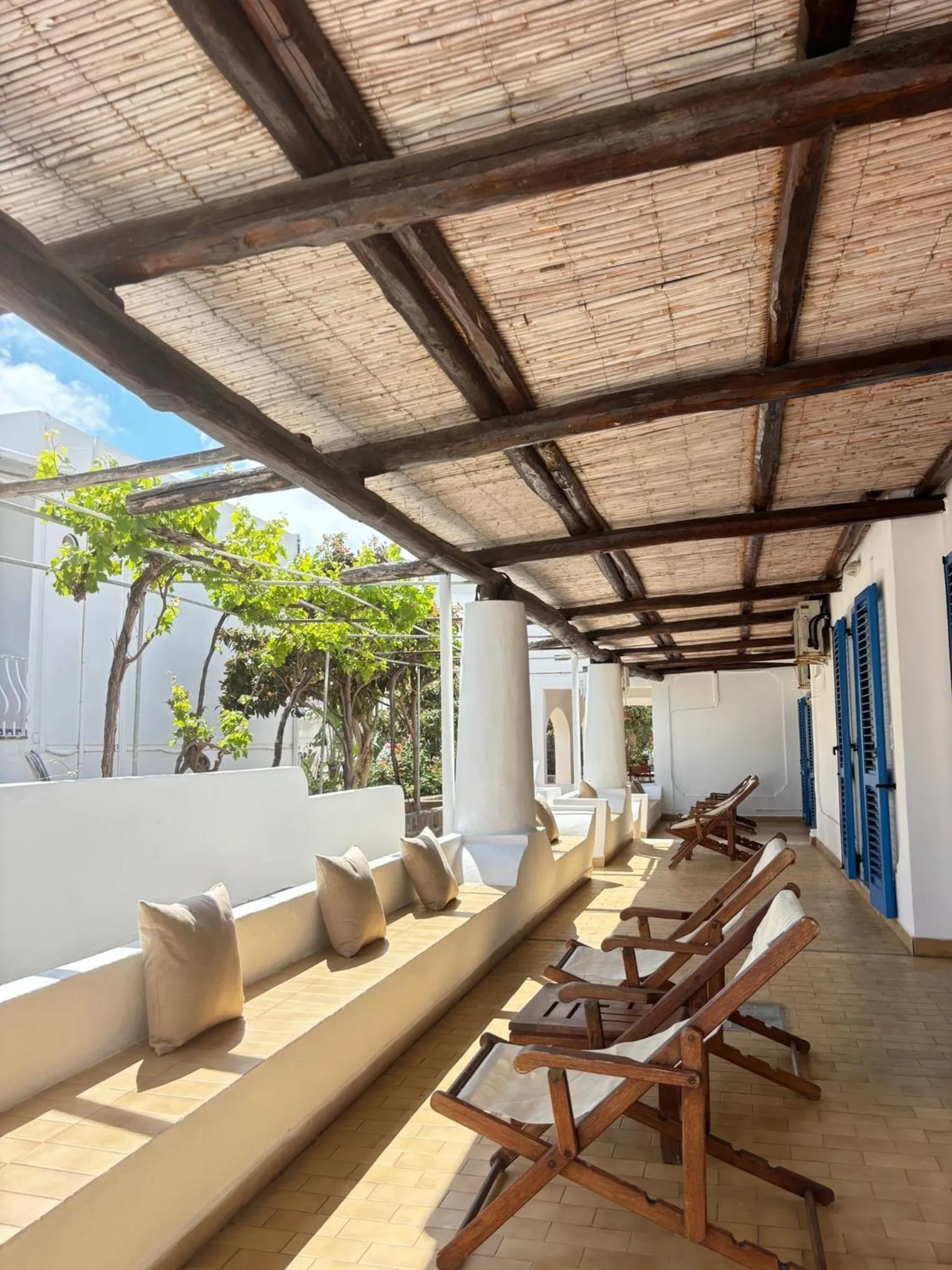 Patio in Hotel Tesoriero