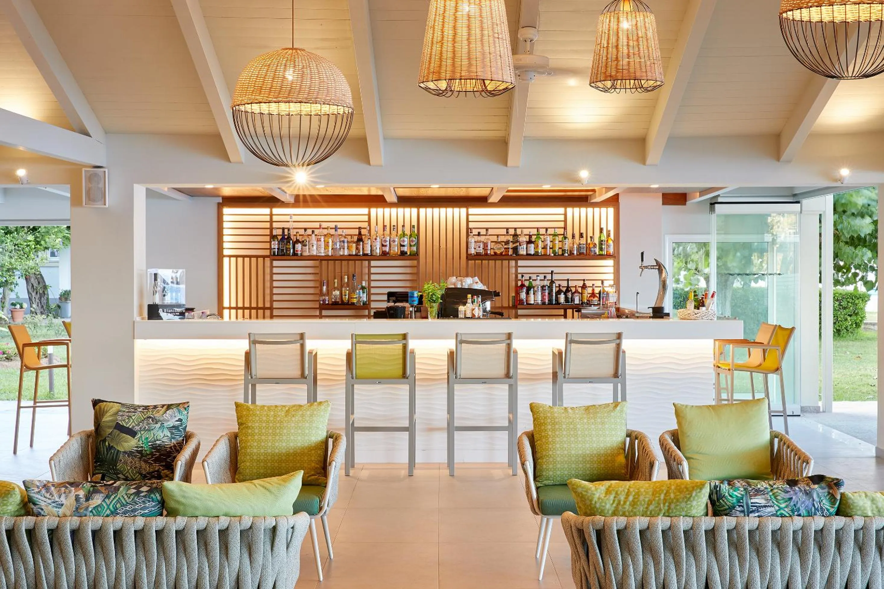 Lounge or bar in Delfinia Hotel