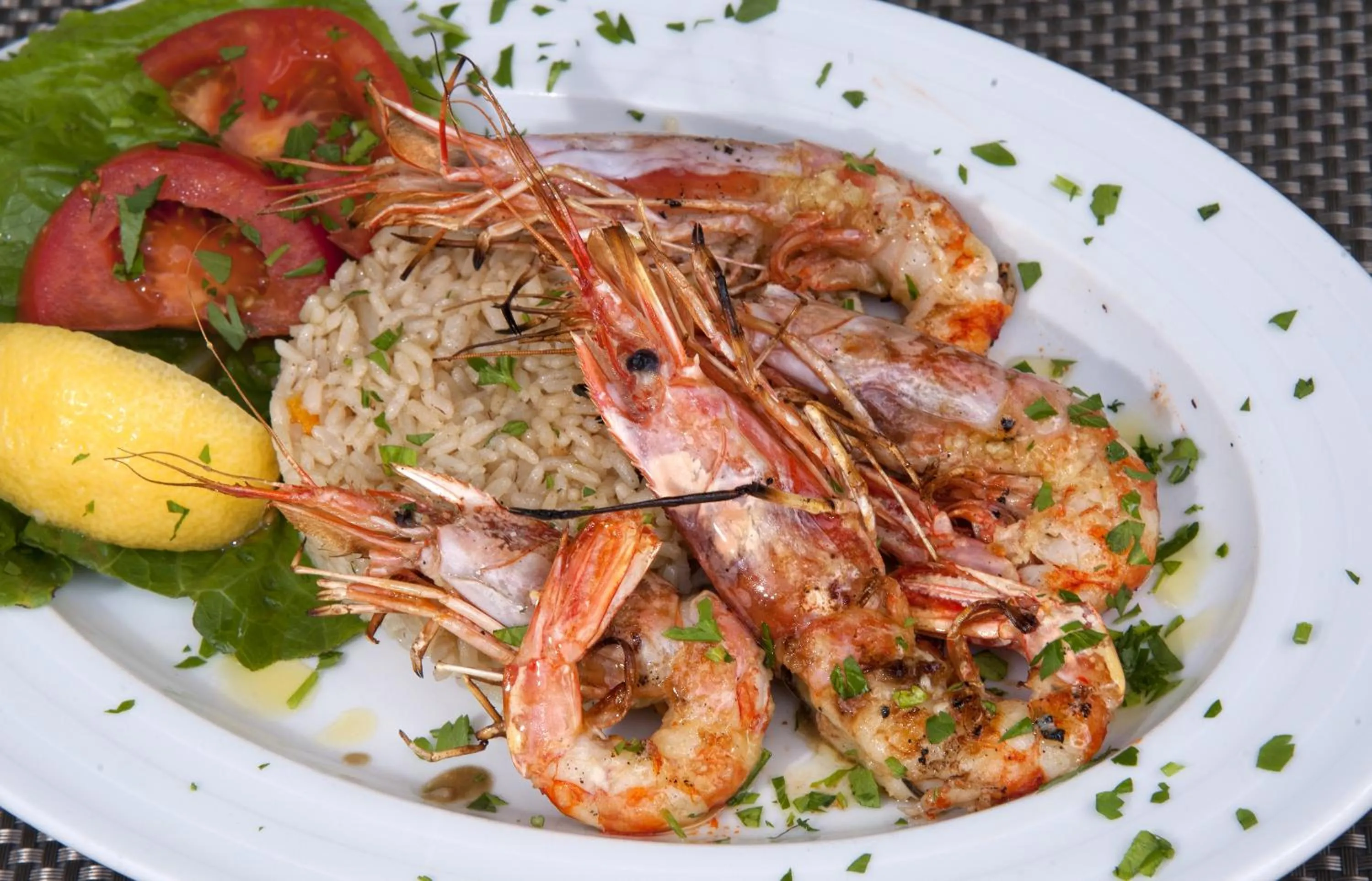 Food in Delfinia Hotel