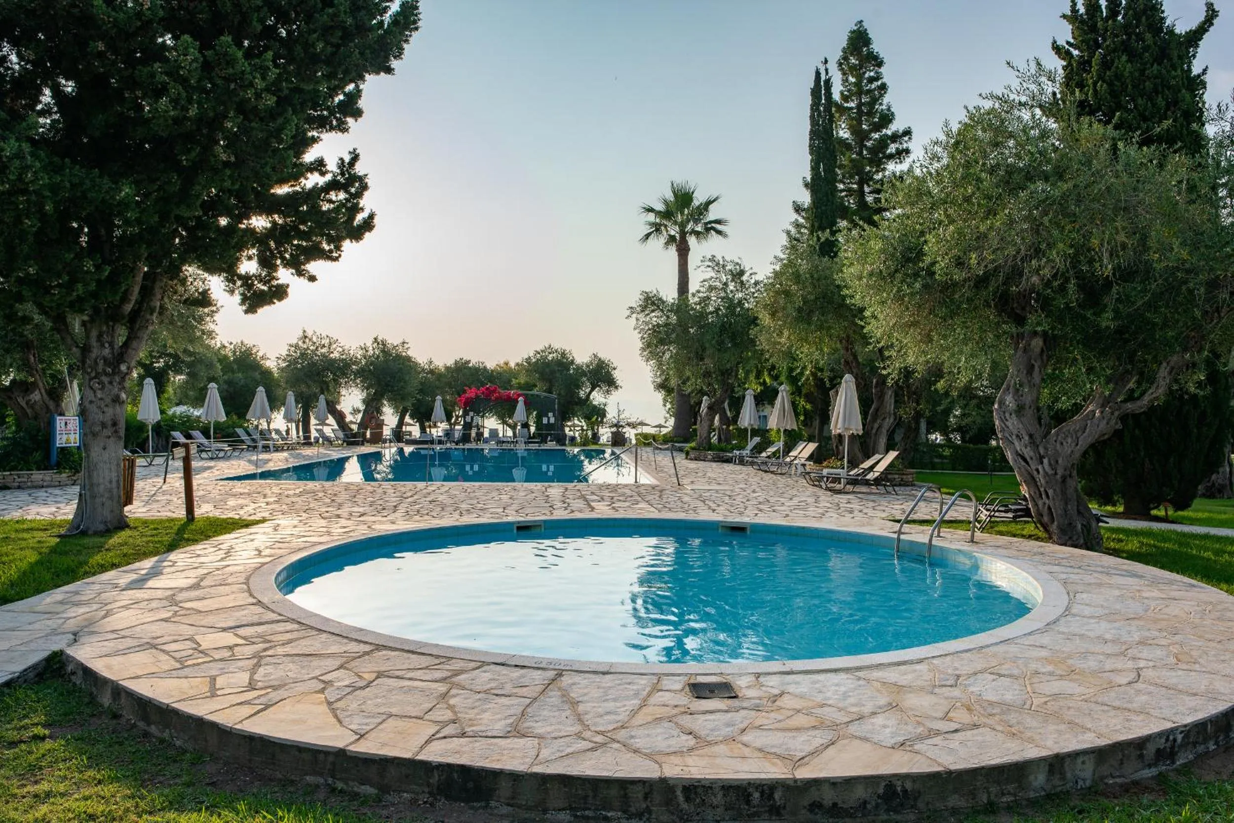 Swimming pool in Delfinia Hotel