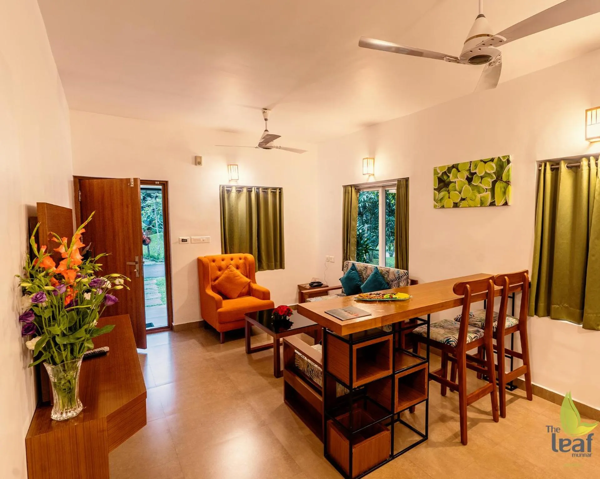 Living room in The Leaf Munnar