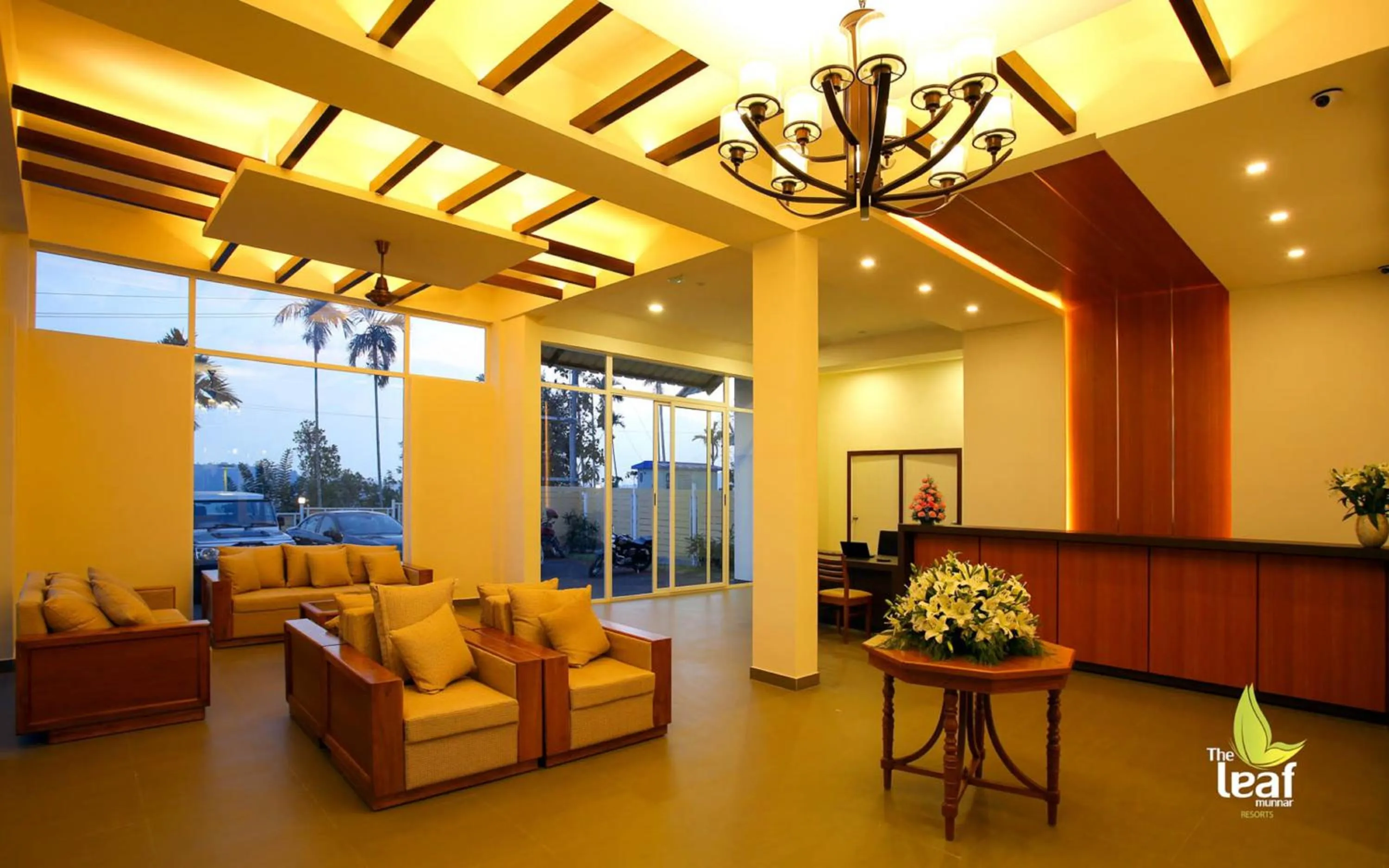 Lobby or reception in The Leaf Munnar