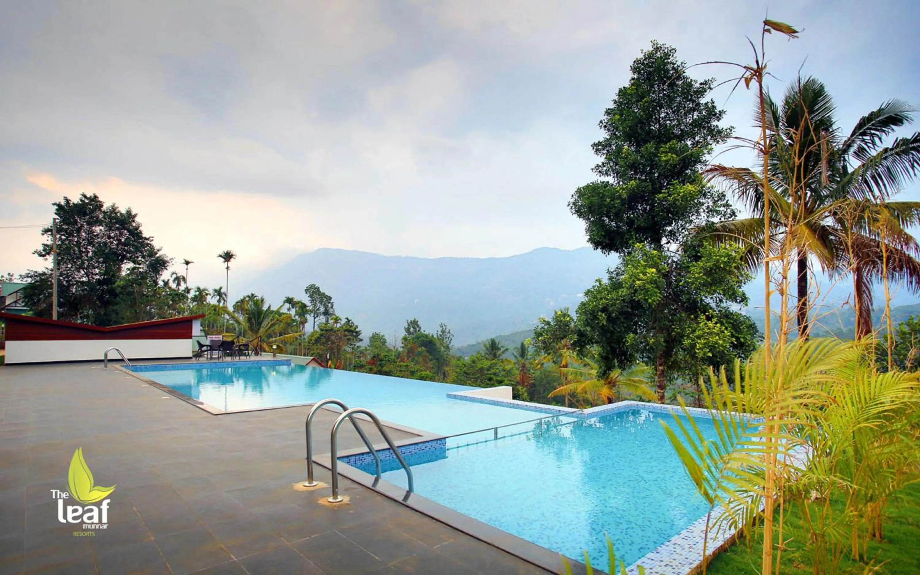 Swimming pool in The Leaf Munnar