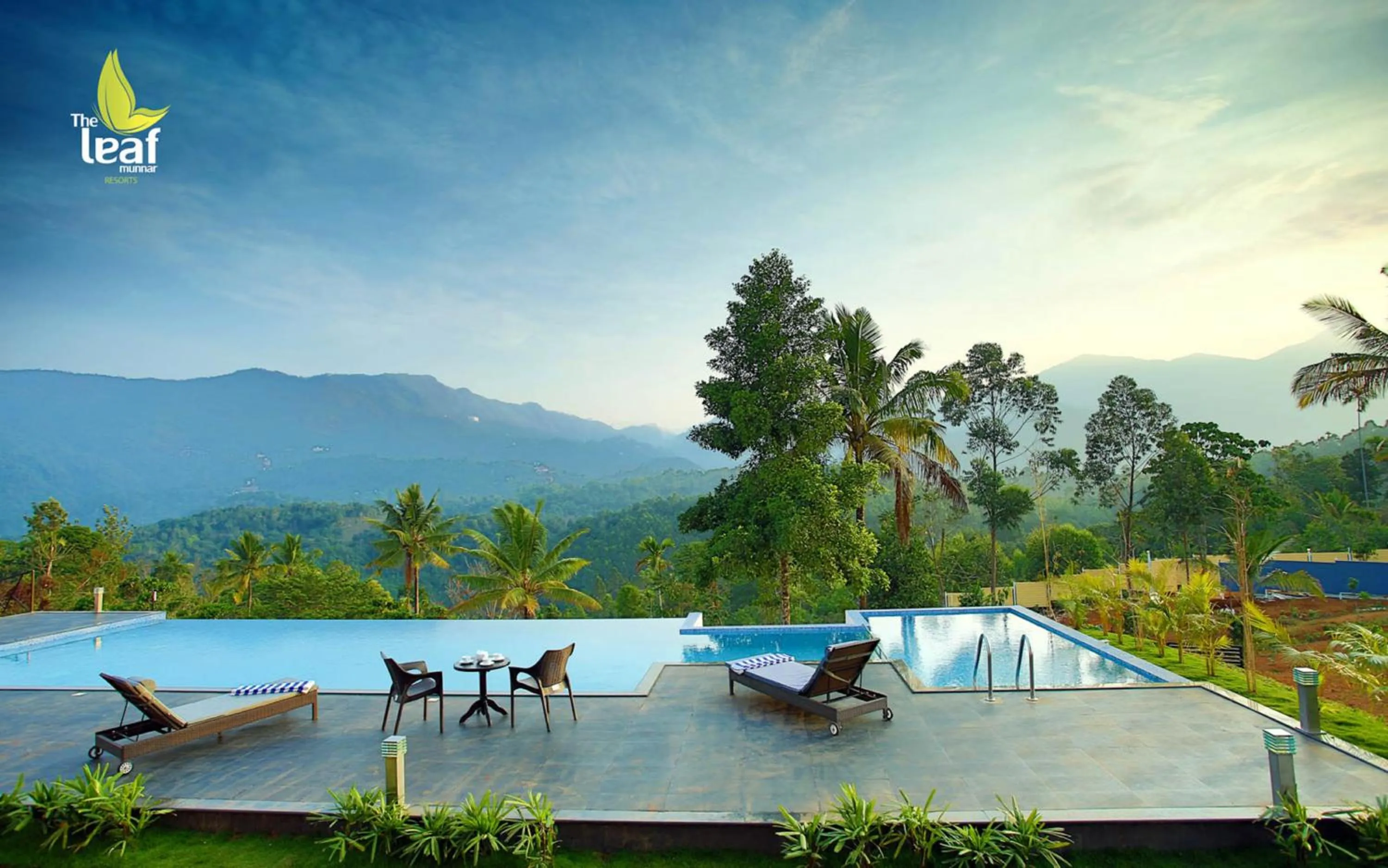 Swimming pool in The Leaf Munnar