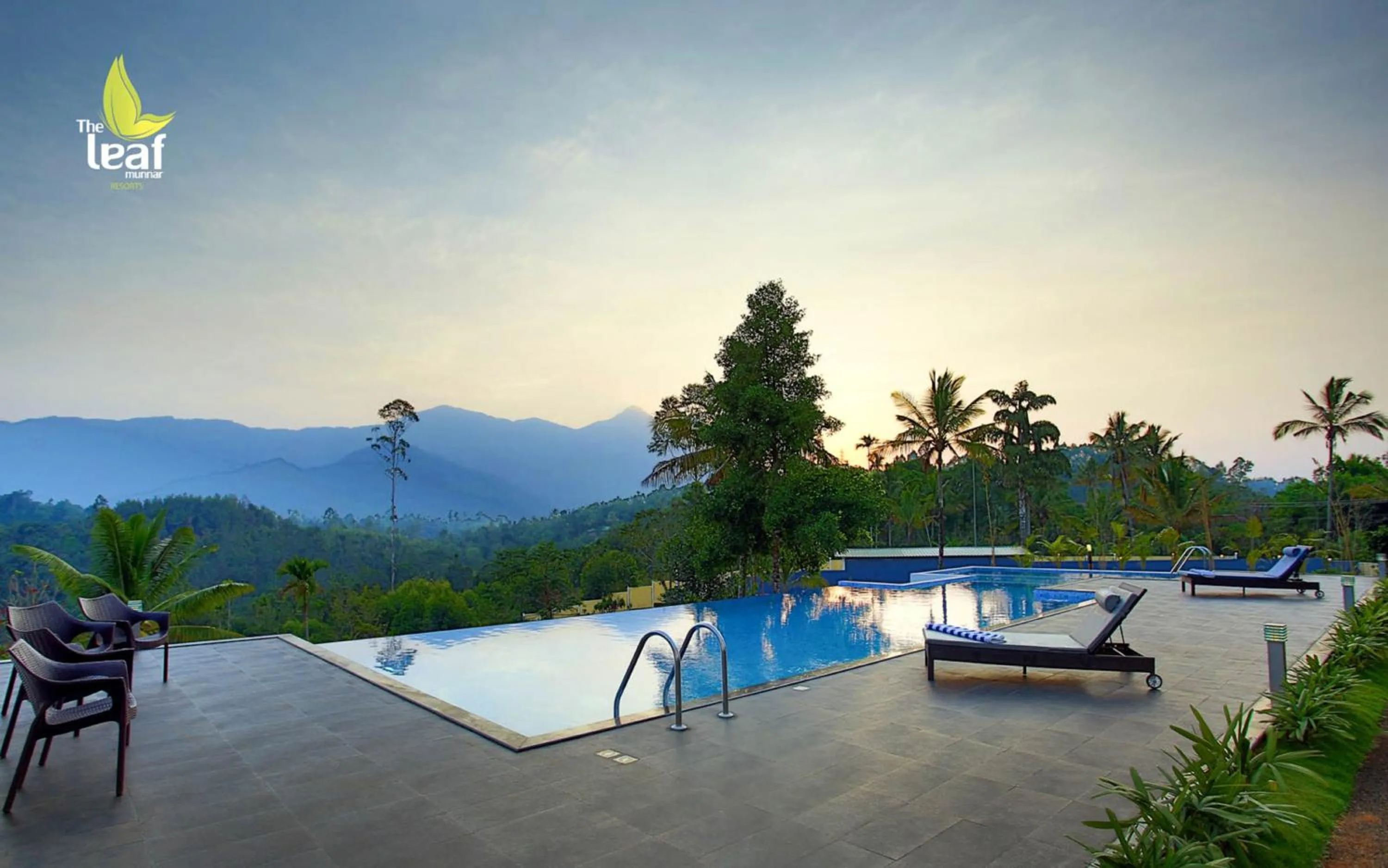 Swimming pool in The Leaf Munnar