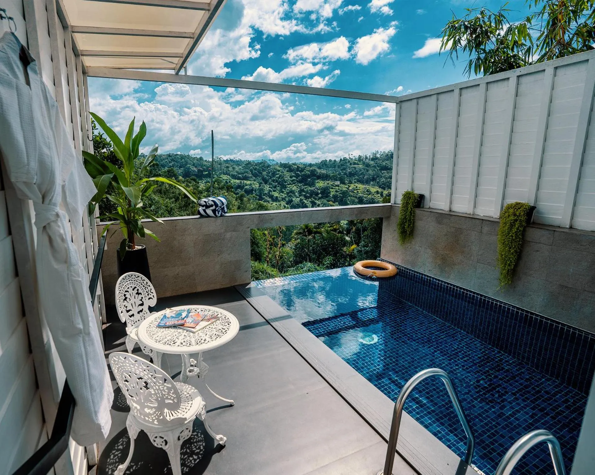 Pool view in The Leaf Munnar