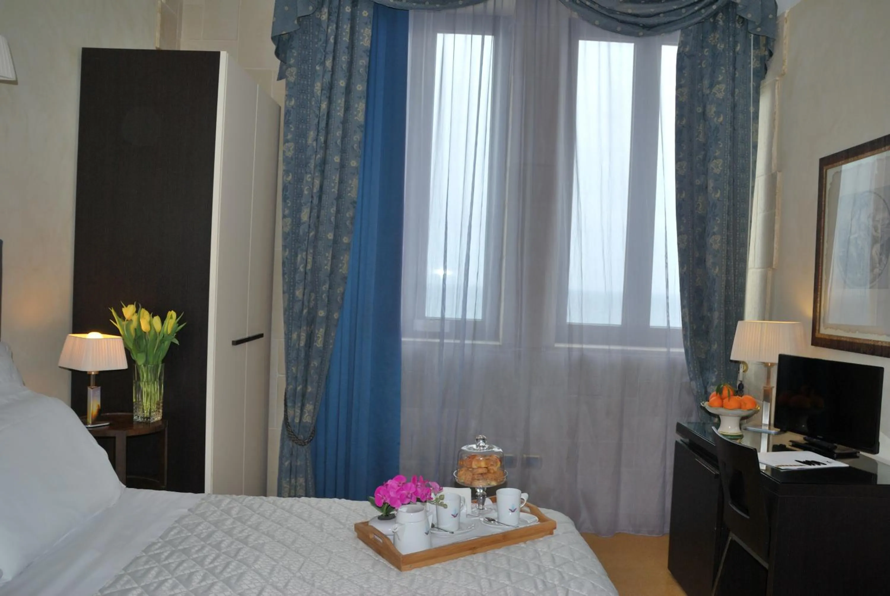 Decorative detail, Bed in Domus Mariae Benessere