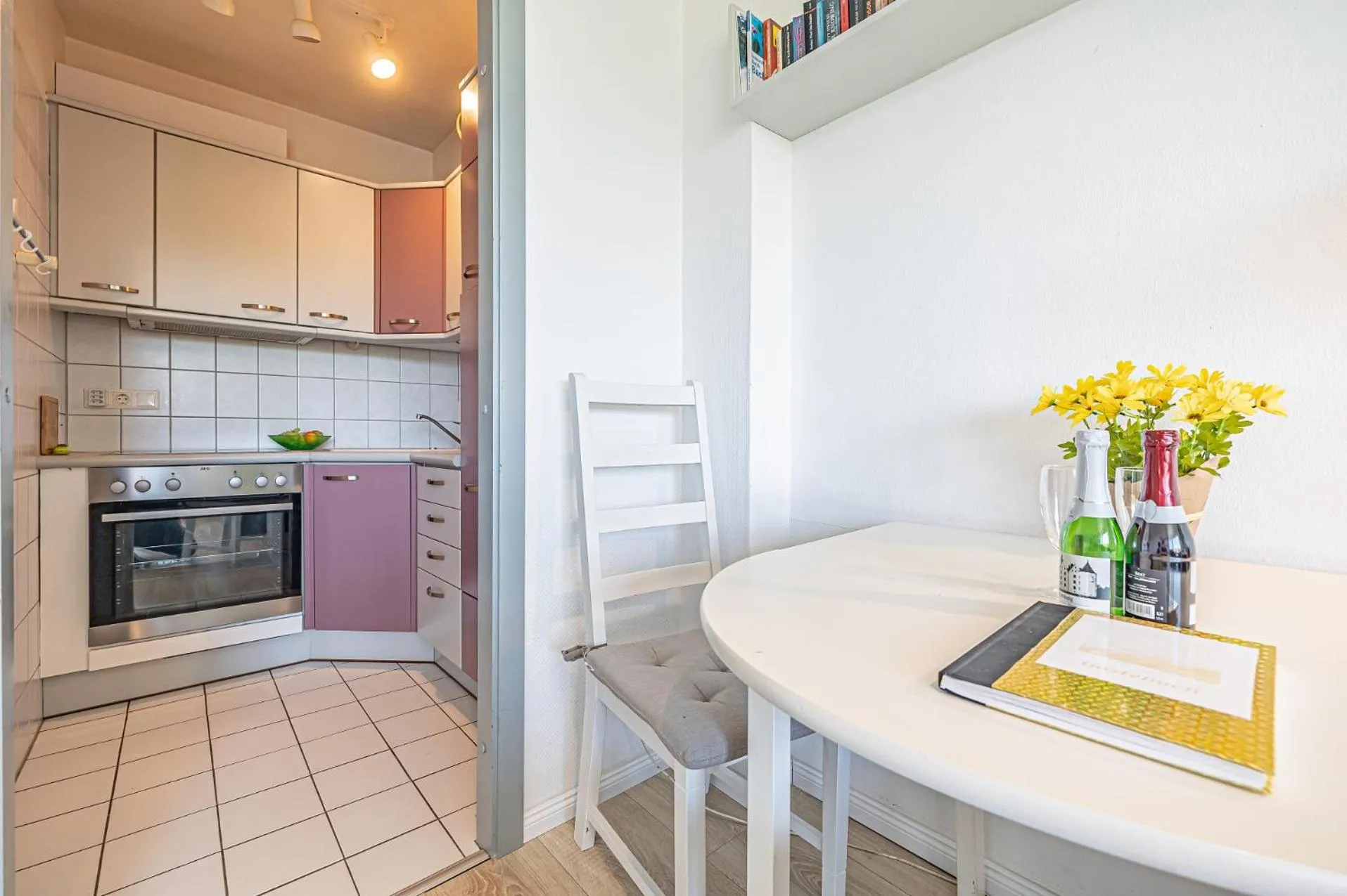 Kitchen or kitchenette in fewo1846 - Del Mar - komfortable 2-Zimmer-Wohnung mit Balkon im 7 OG