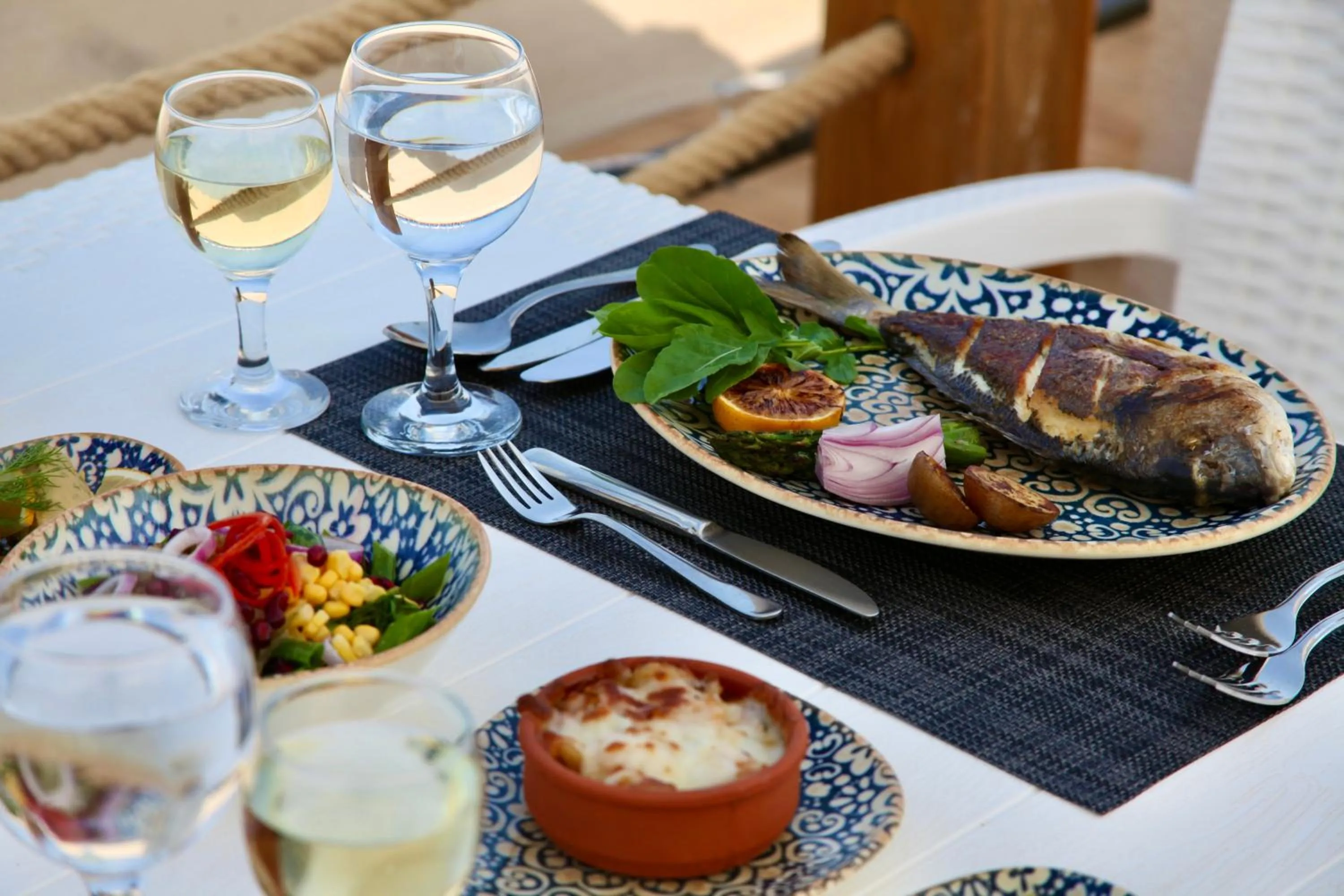 Food and drinks in Transatlantik Beach Beldibi - All Inclusive